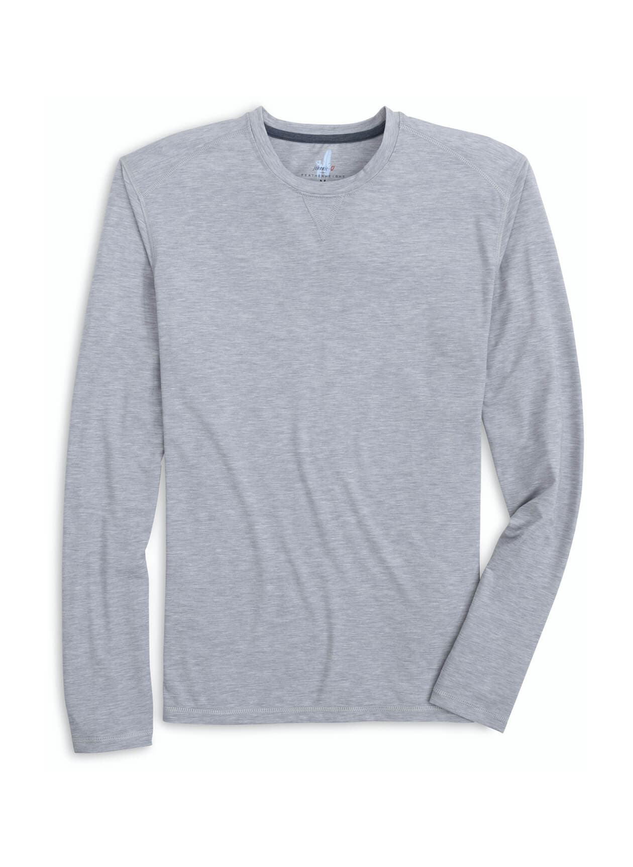 Johnnie-O Men's Course Long Sleeve T-Shirt - Light Grey LG