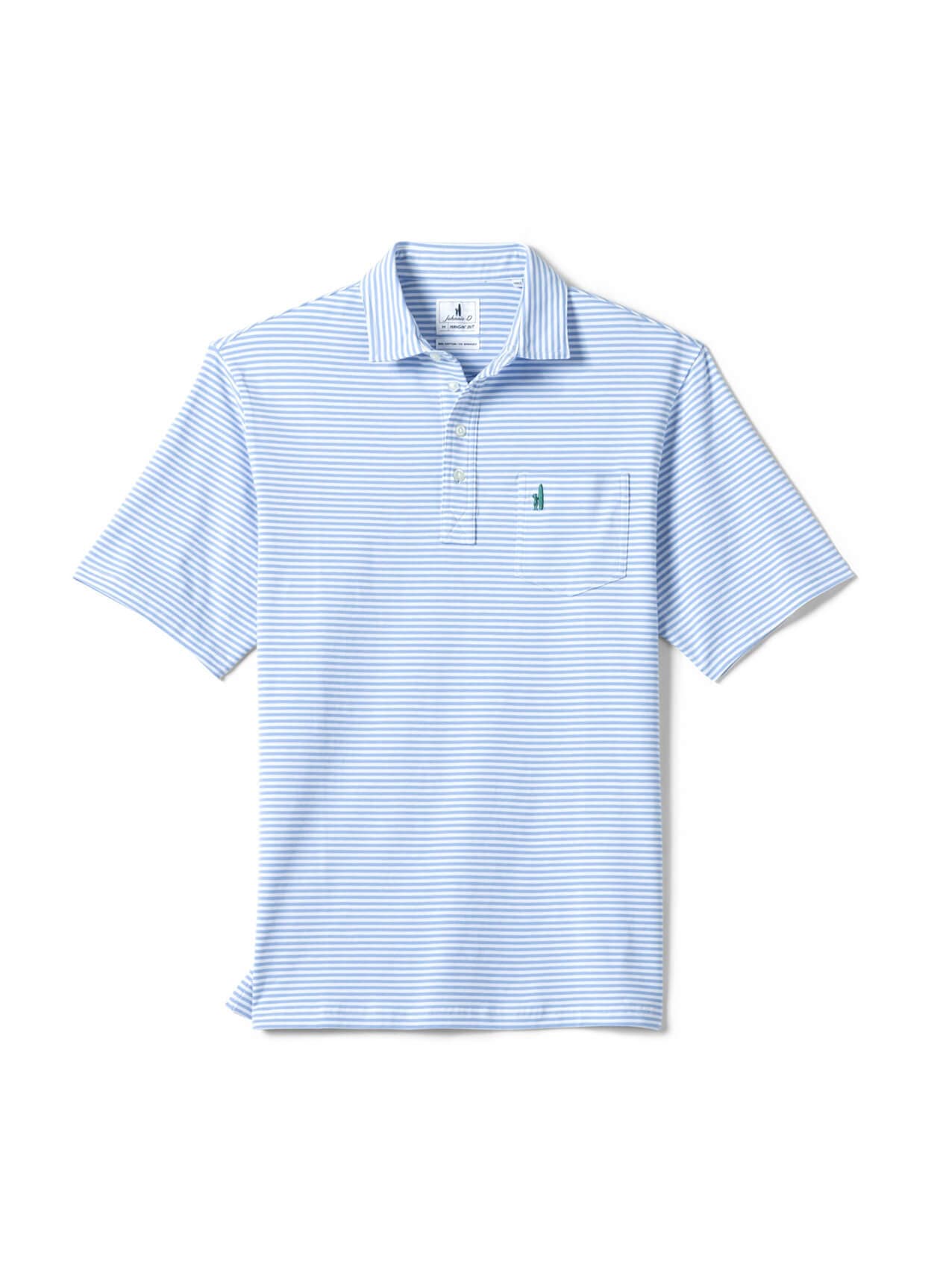Johnnie-O Men's Jacks Stripe Polo - Purple LG