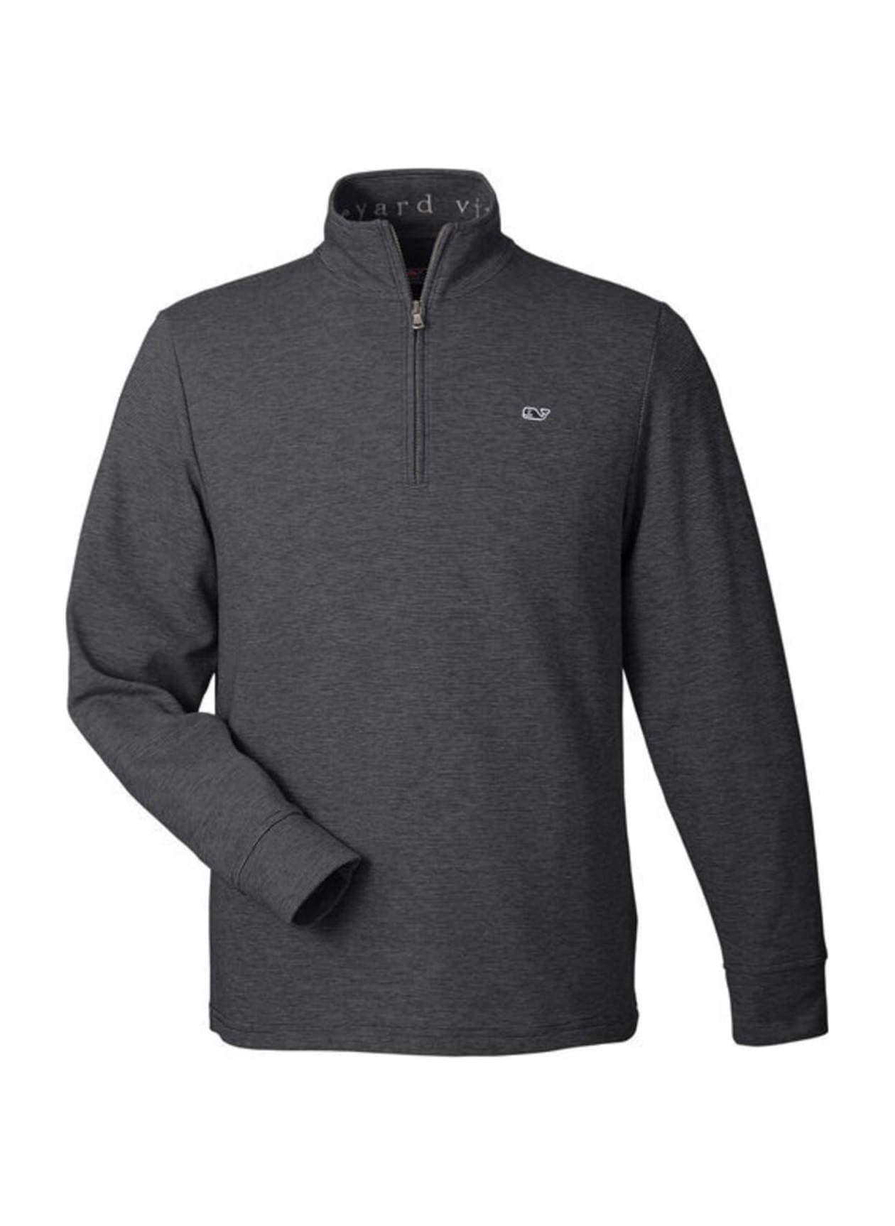 Vineyard Vines Men's Saltwater Quarter-Zip - Black LG