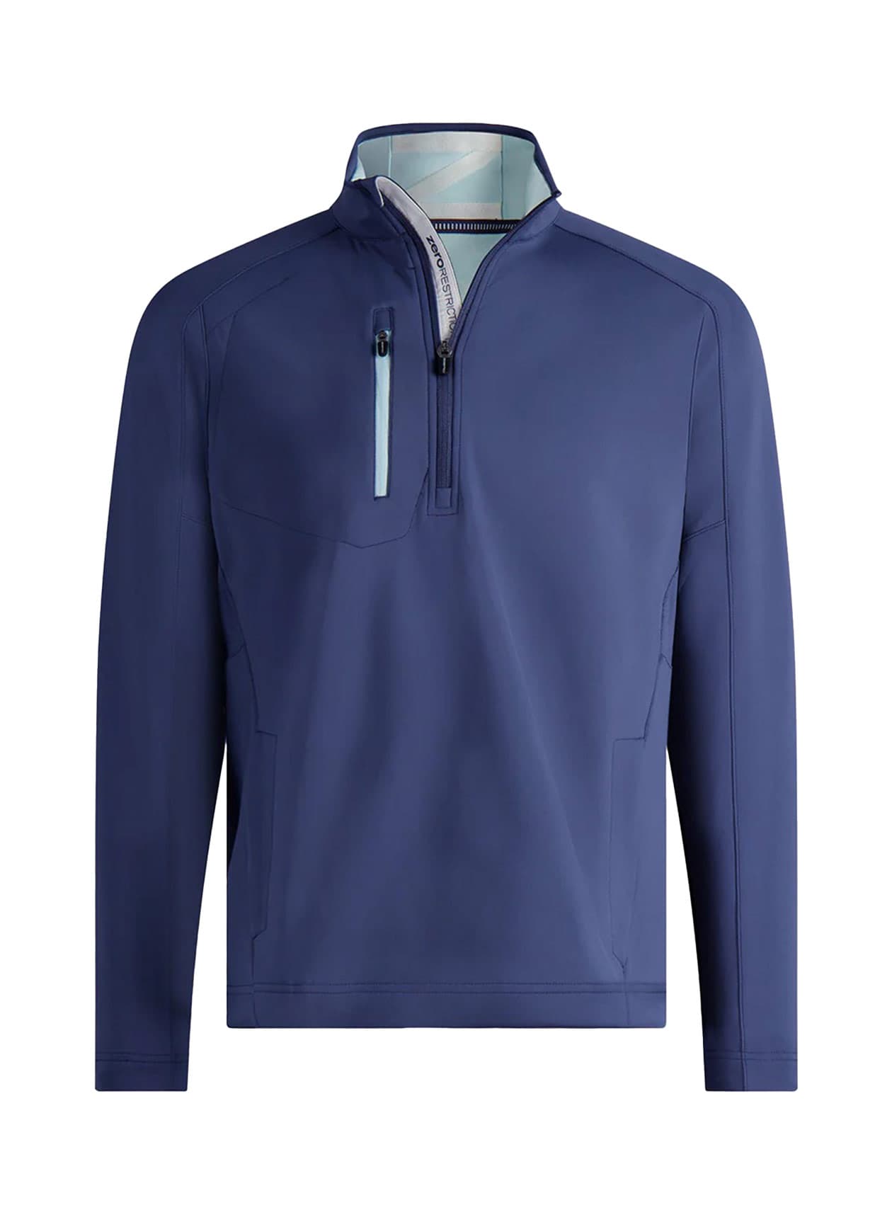 Zero Restriction Men's Z500 Quarter-Zip - Blue Indigo / Icey 3XL