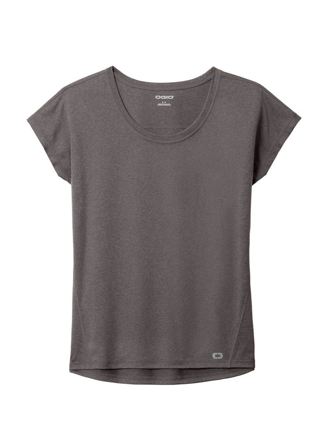 OGIO Women's Pulse Dolman T-Shirt - Dark Grey 3XL