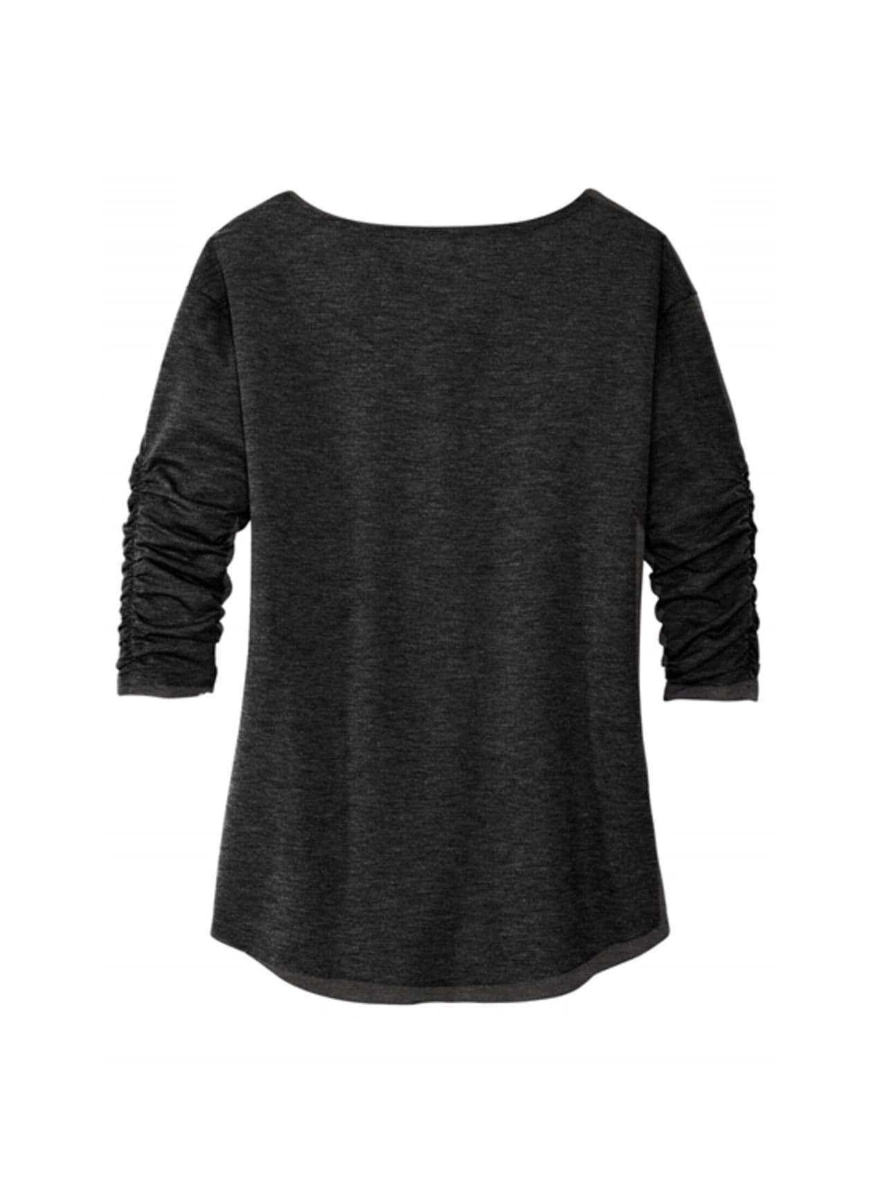 OGIO Women's Evolution V-Neck Long-Sleeve T-Shirt - Black 3XL