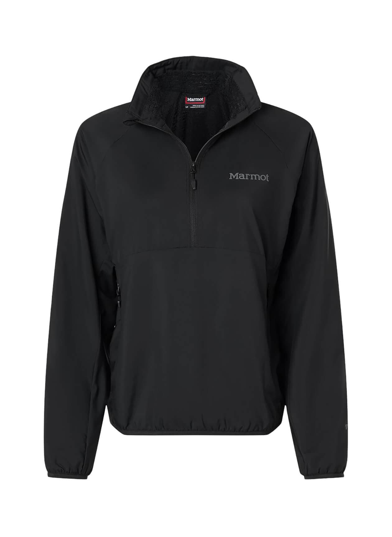 Marmot Women's Aerothermal Soft Shell Quarter-Zip - Black LG