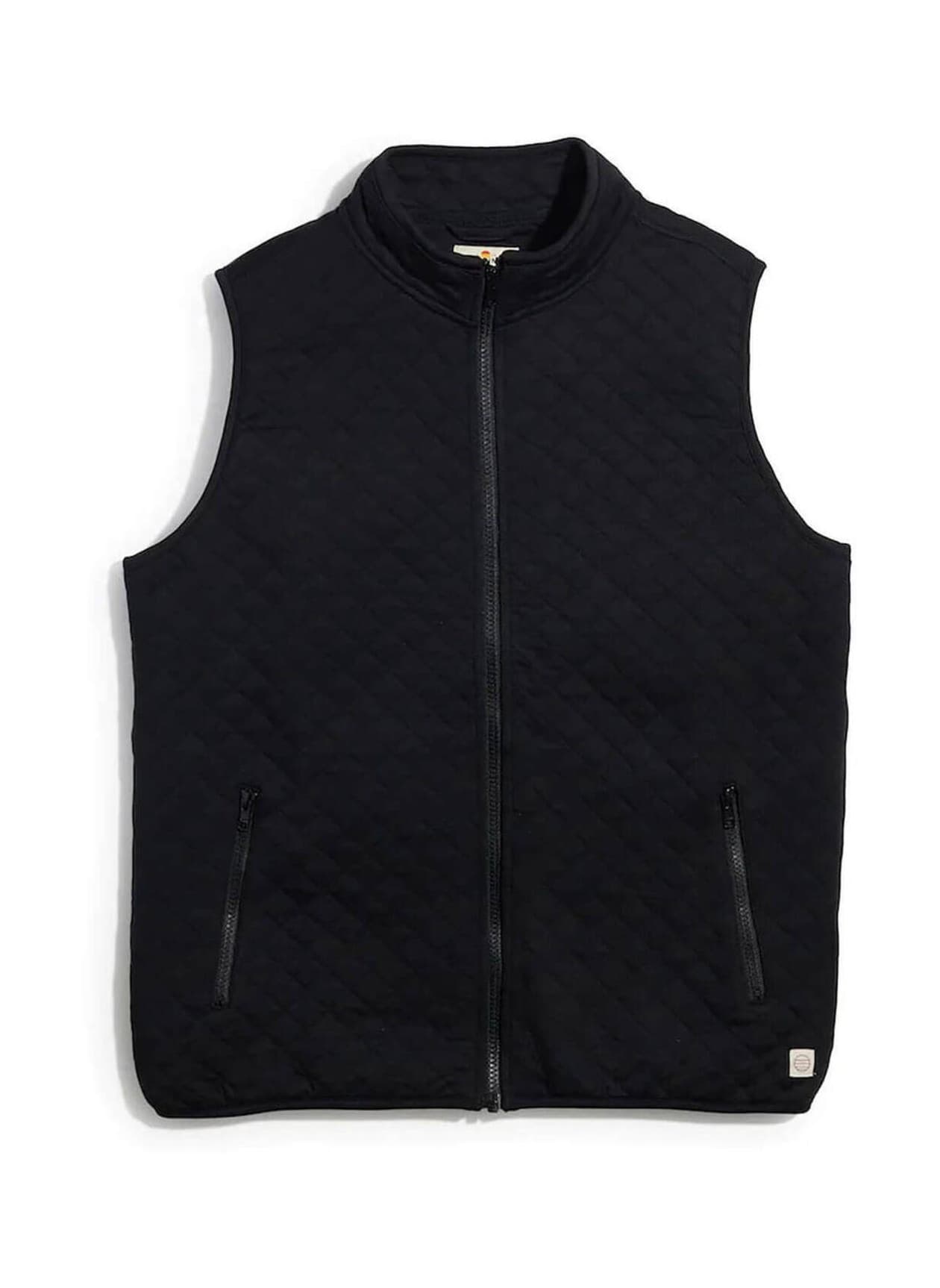 Marine Layer Men's Corbet Full-Zip Vest - Black 3XL