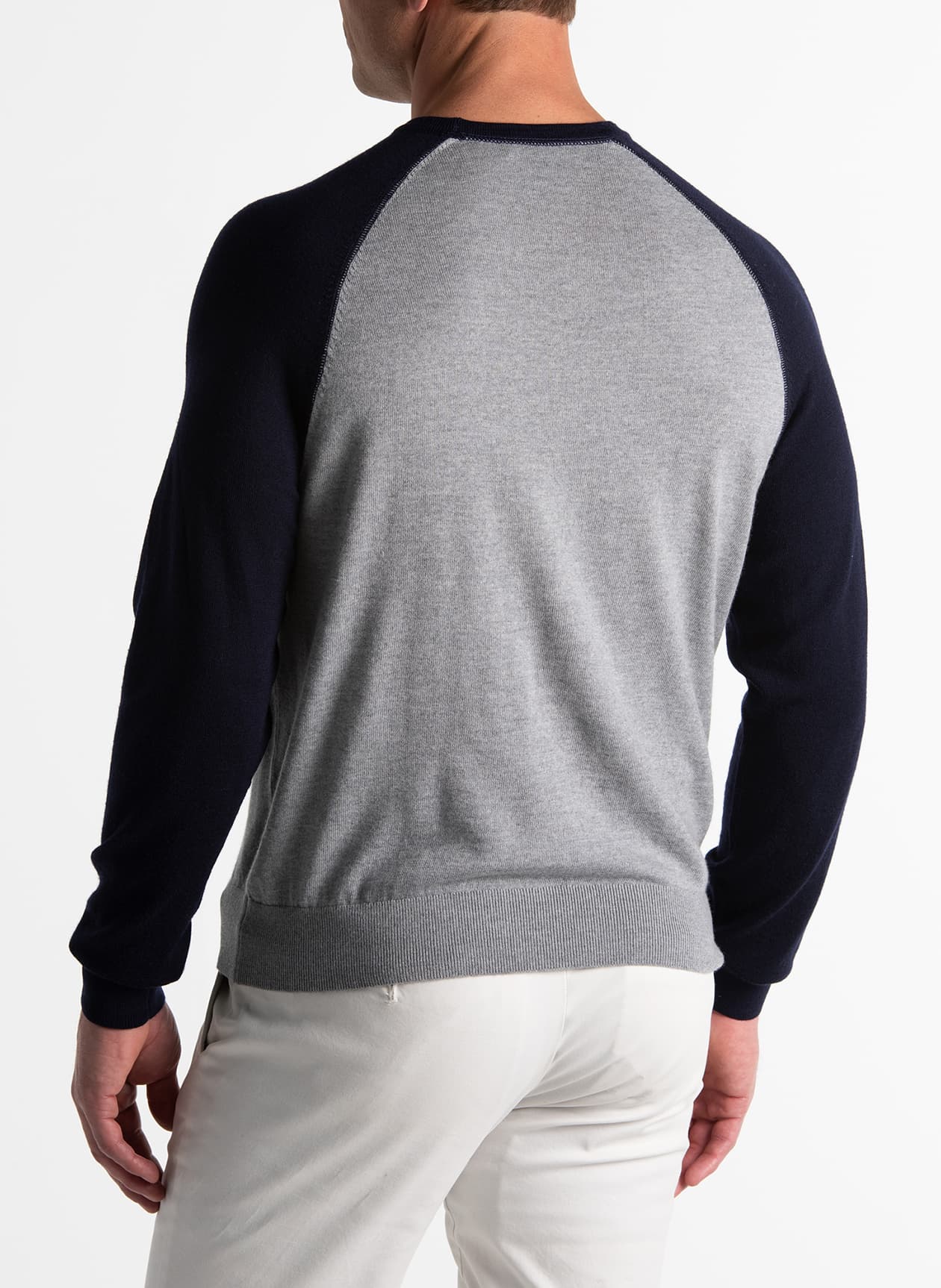 Fairway & Greene Men's Purdley Crew Pullover - Light Grey LG