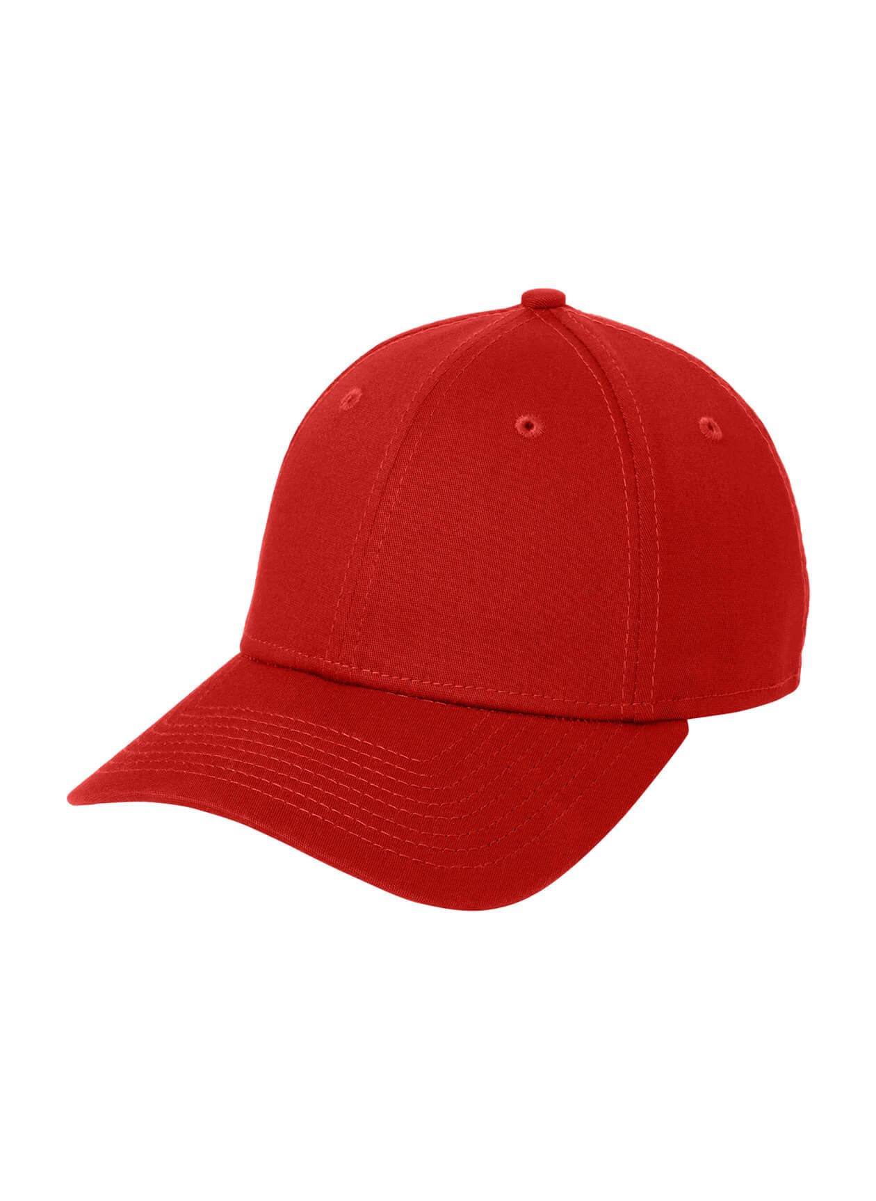 New Era Structured Stretch Cotton Hat - Scarlet Red (RED) LG/XL