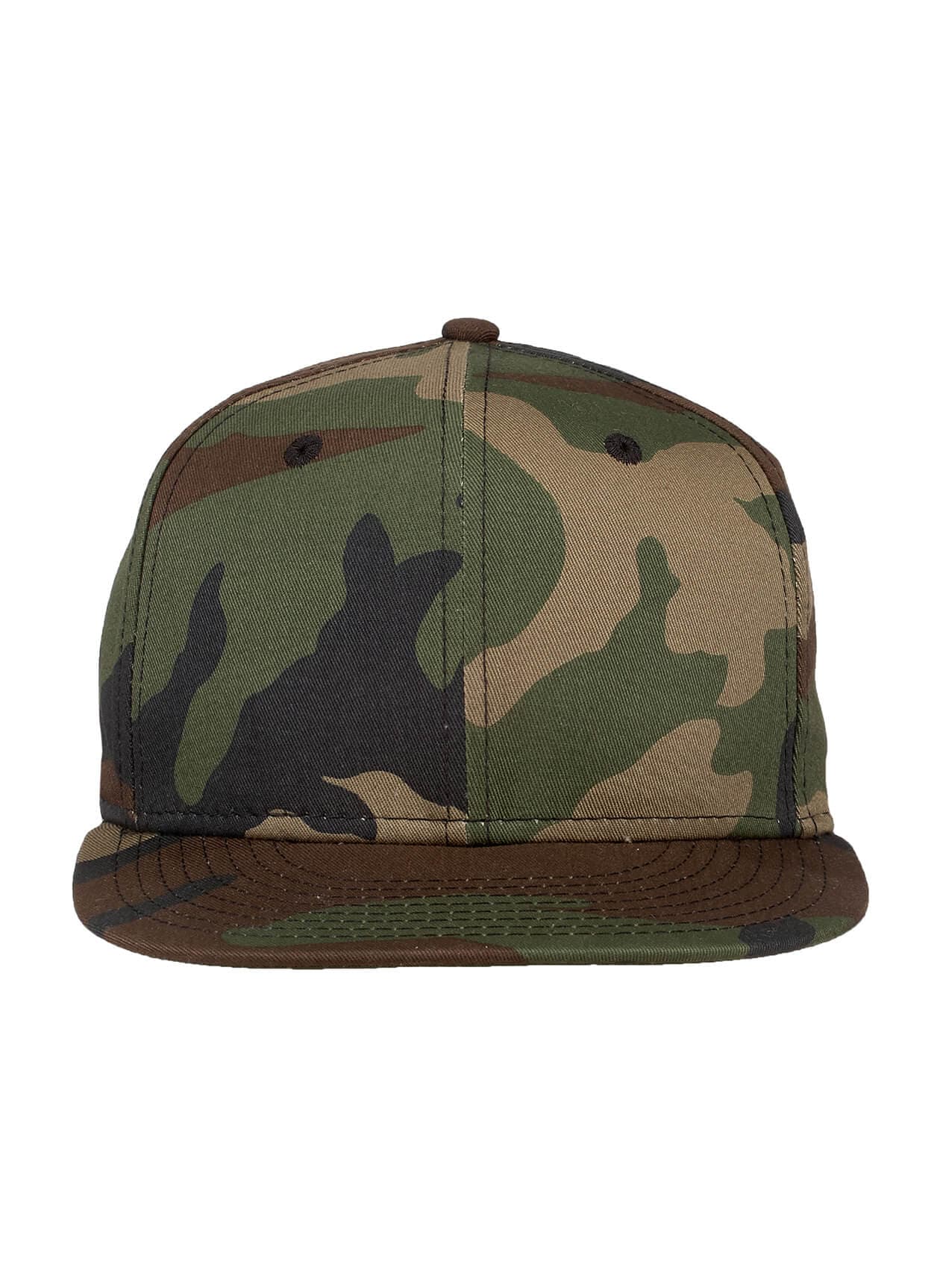 New Era Flat Bill Snapback Hat - Camo (CAMO) MISC