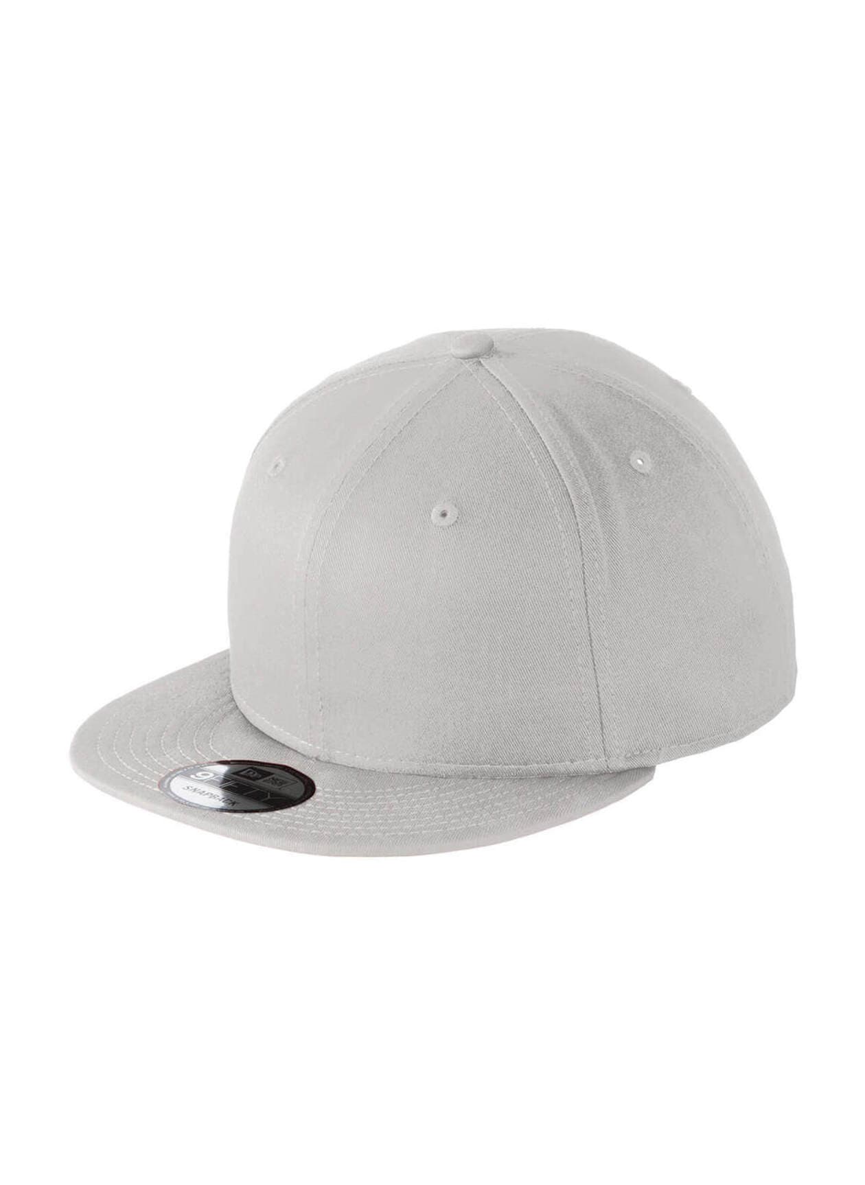 New Era Flat Bill Snapback Hat - Grey (GRY) MISC