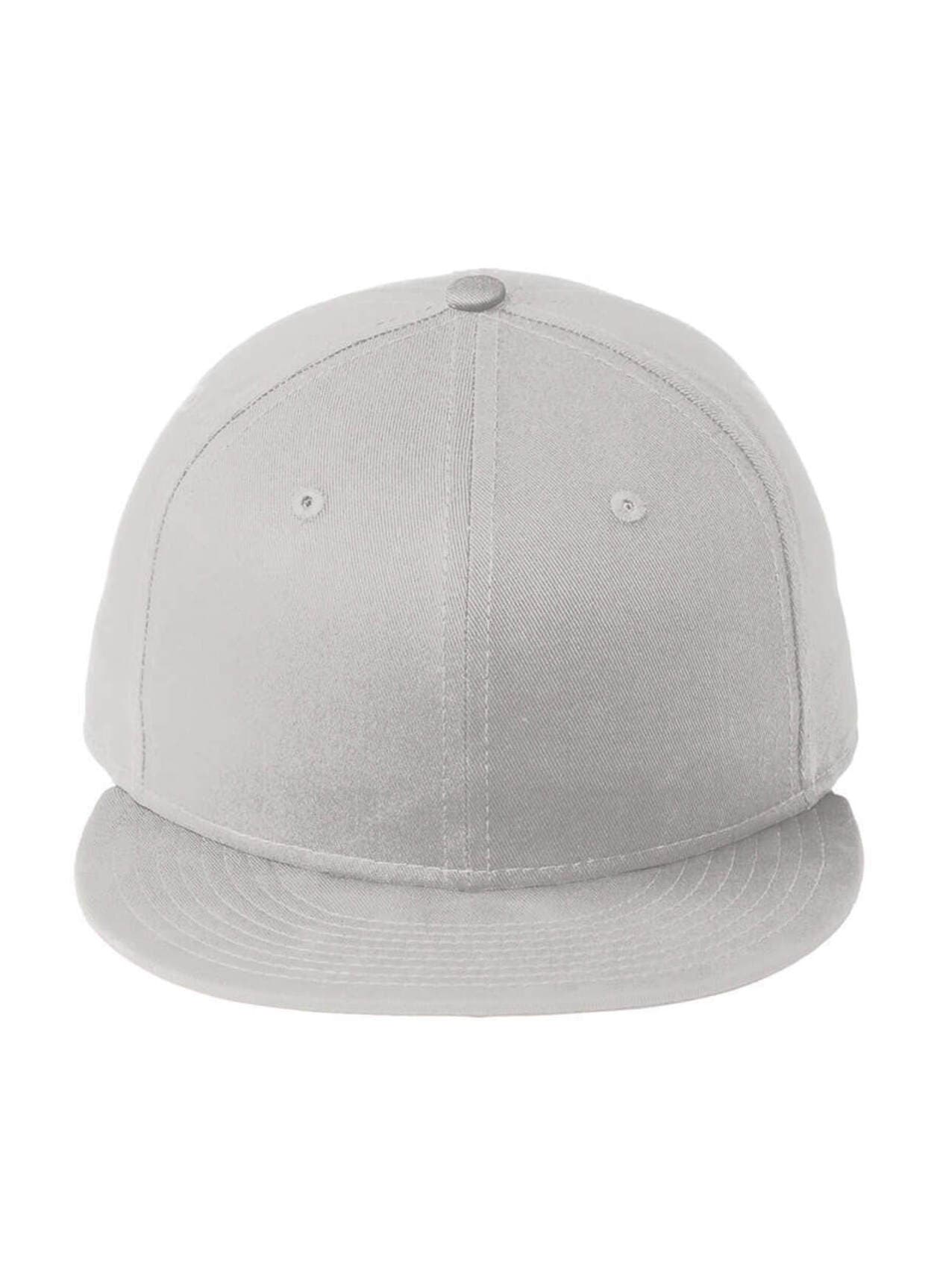 New Era Flat Bill Snapback Hat - Grey (GRY) MISC