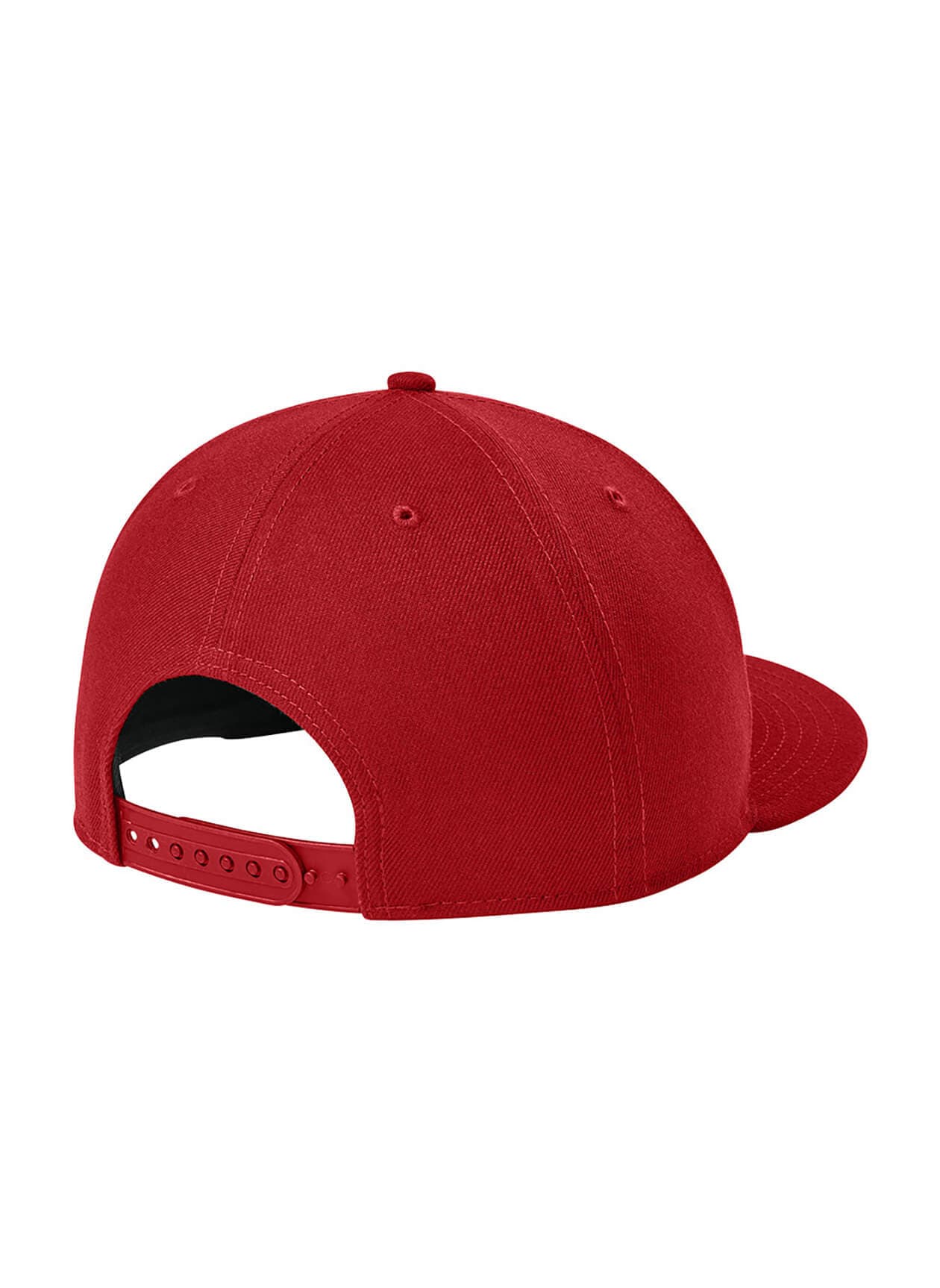New Era Standard Fit Flat Bill Snapback Cap - Flag Scarlet MISC
