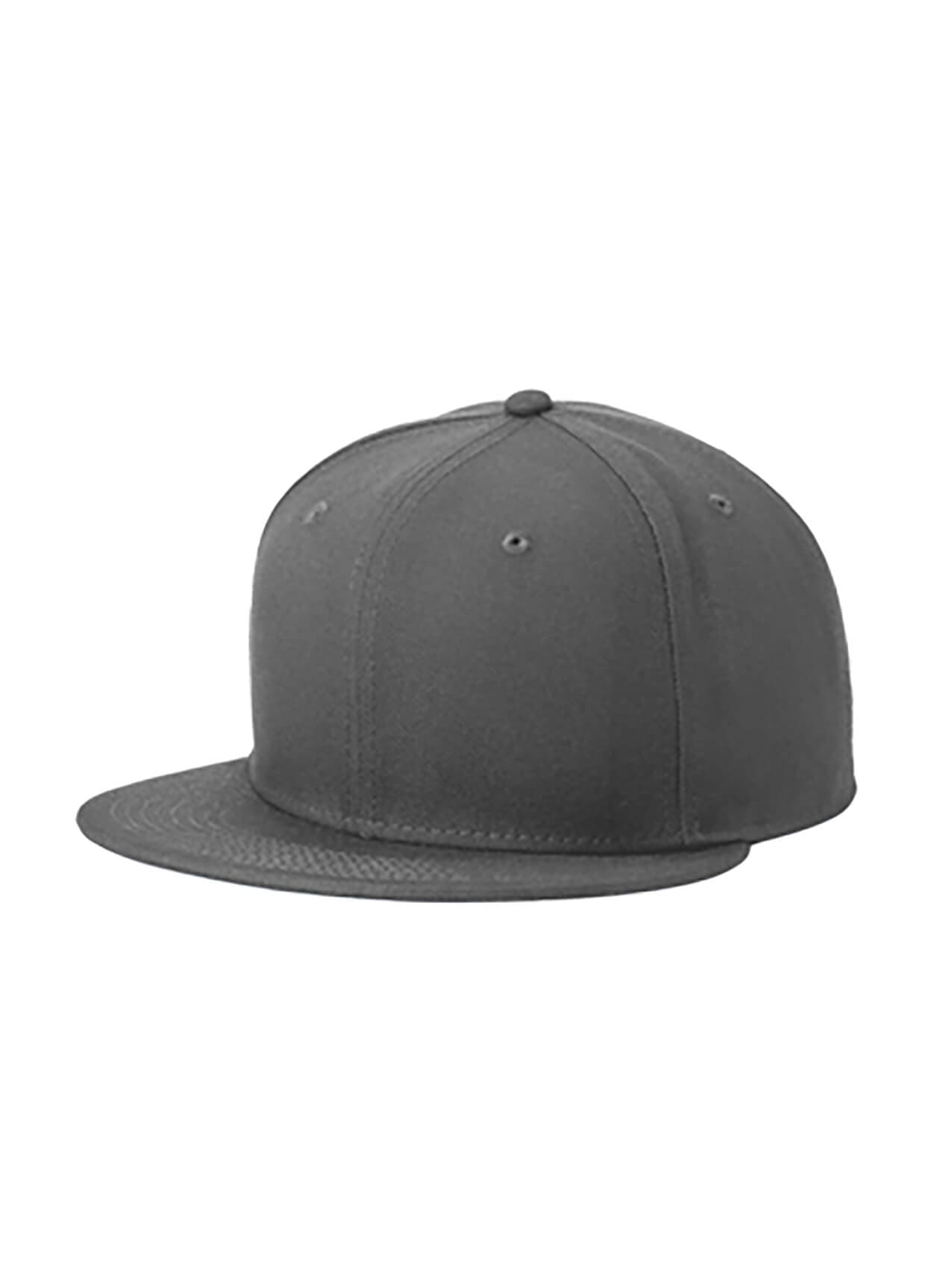 New Era Standard Fit Flat Bill Snapback Cap - Dark Grey MISC