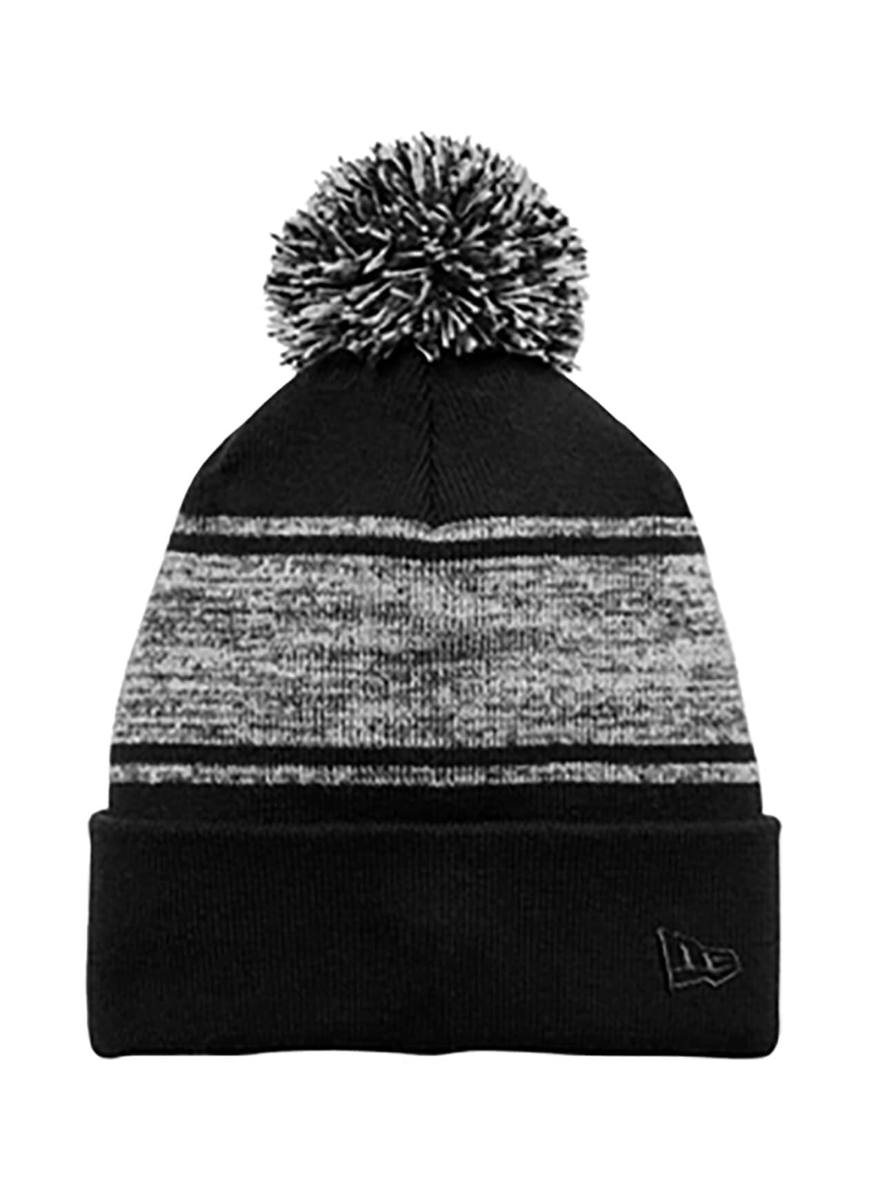 New Era Knit Chilled Pom Beanie - Dark Grey MISC