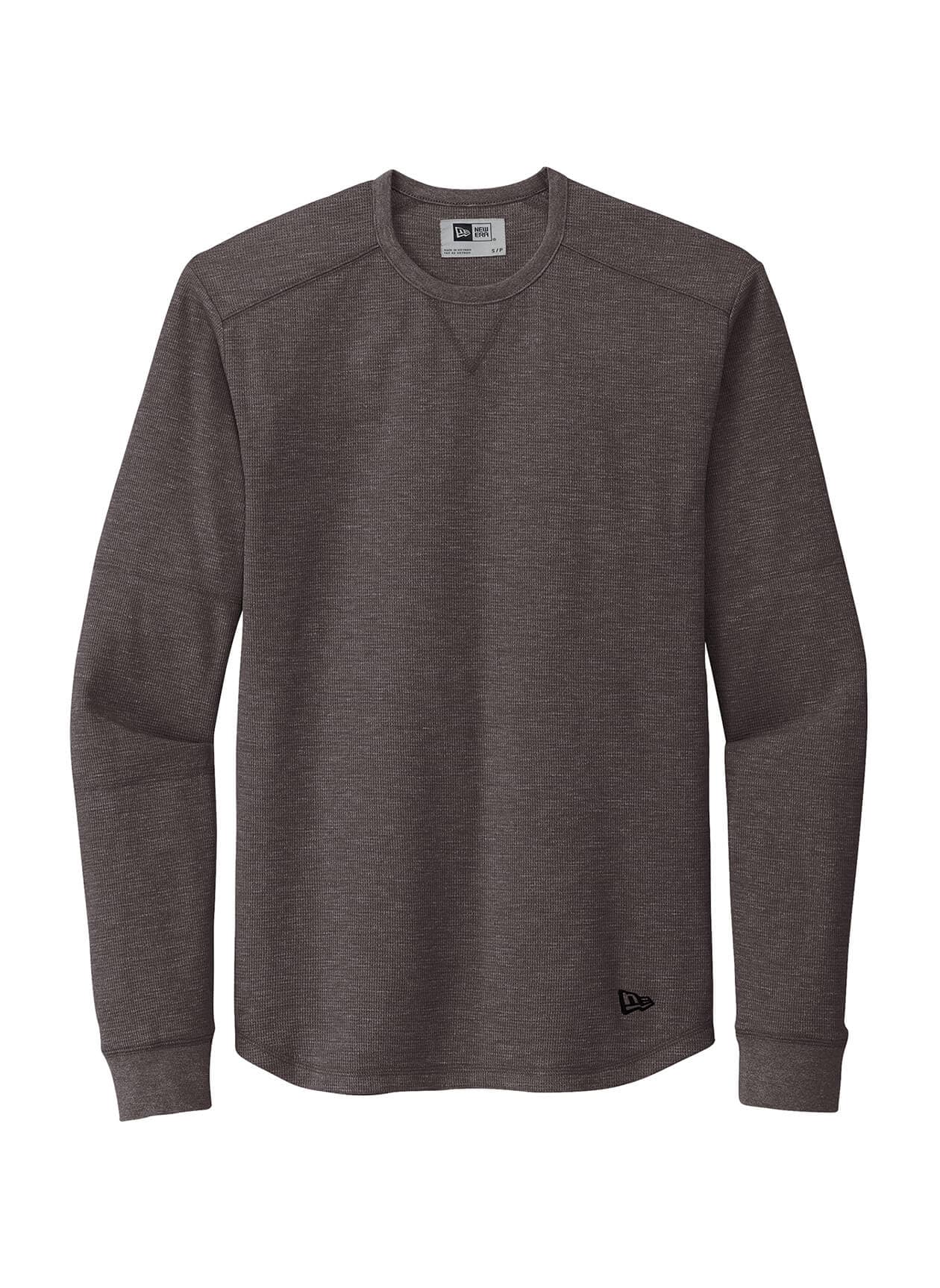 New Era Men's Thermal Long-Sleeve T-Shirt - Black Heather (BHT) 3XL