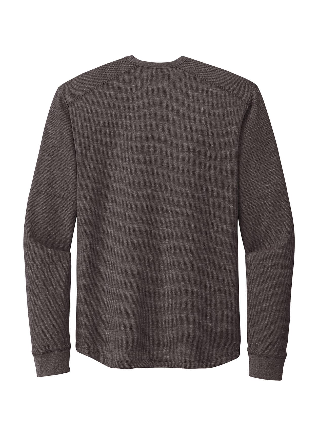 New Era Men's Thermal Long-Sleeve T-Shirt - Black Heather (BHT) 3XL