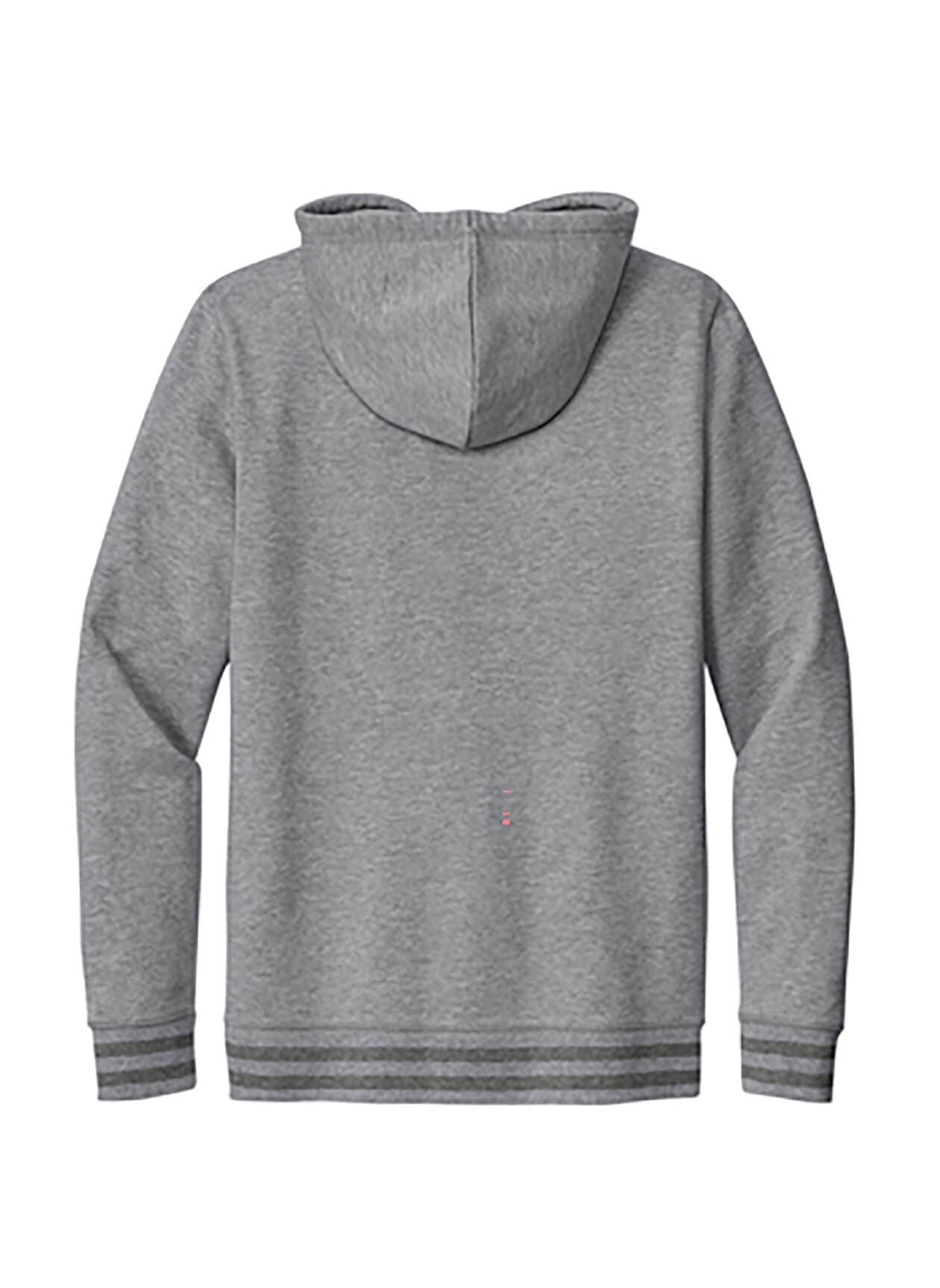 New Era Men's Comeback Fleece Pullover Hoodie - Athletic Heather / Dark Heather Grey 3XL