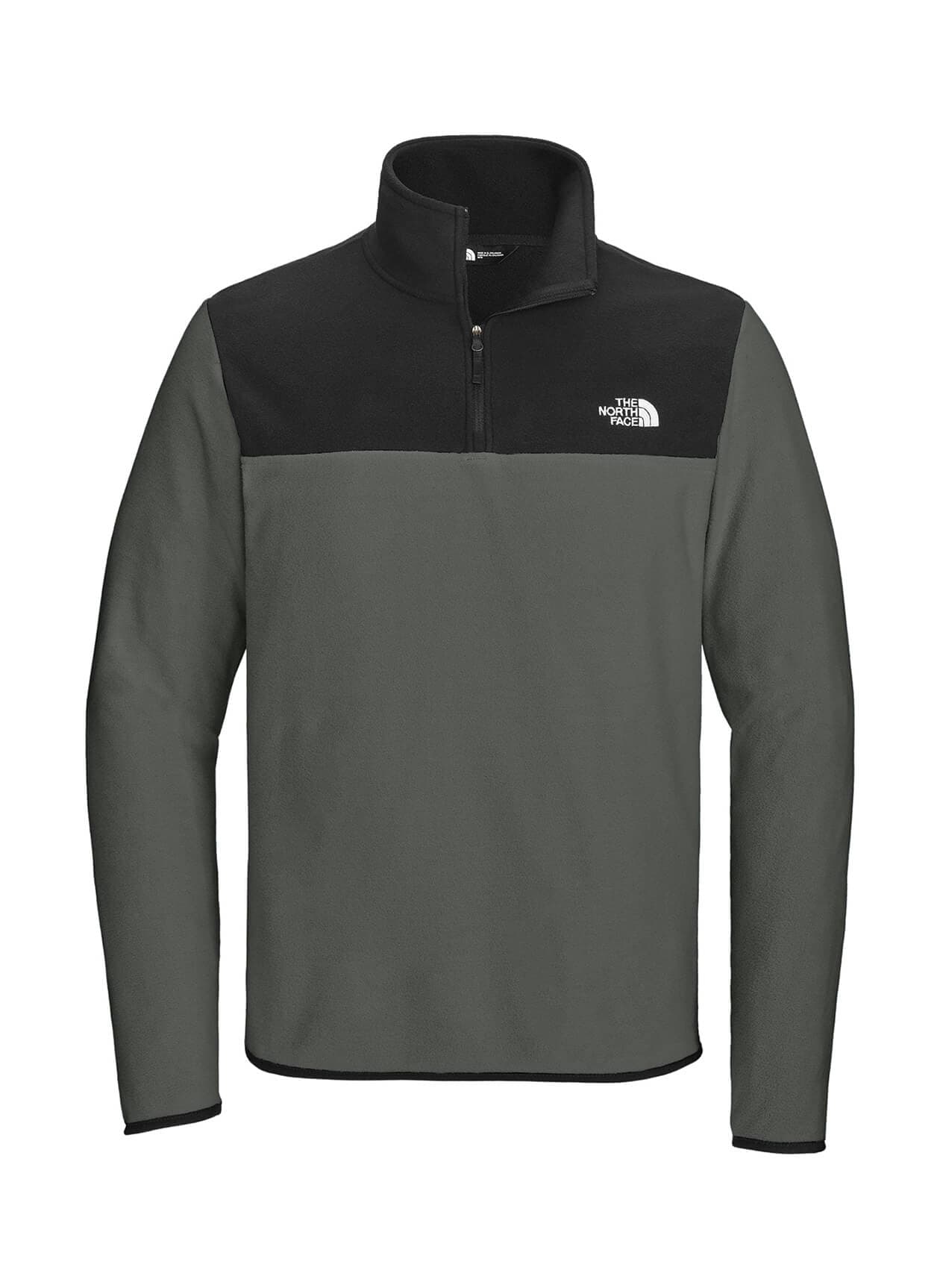 The North Face Men's Glacier 1/4-Zip Fleece - Asphalt Grey / TNF Black 3XL