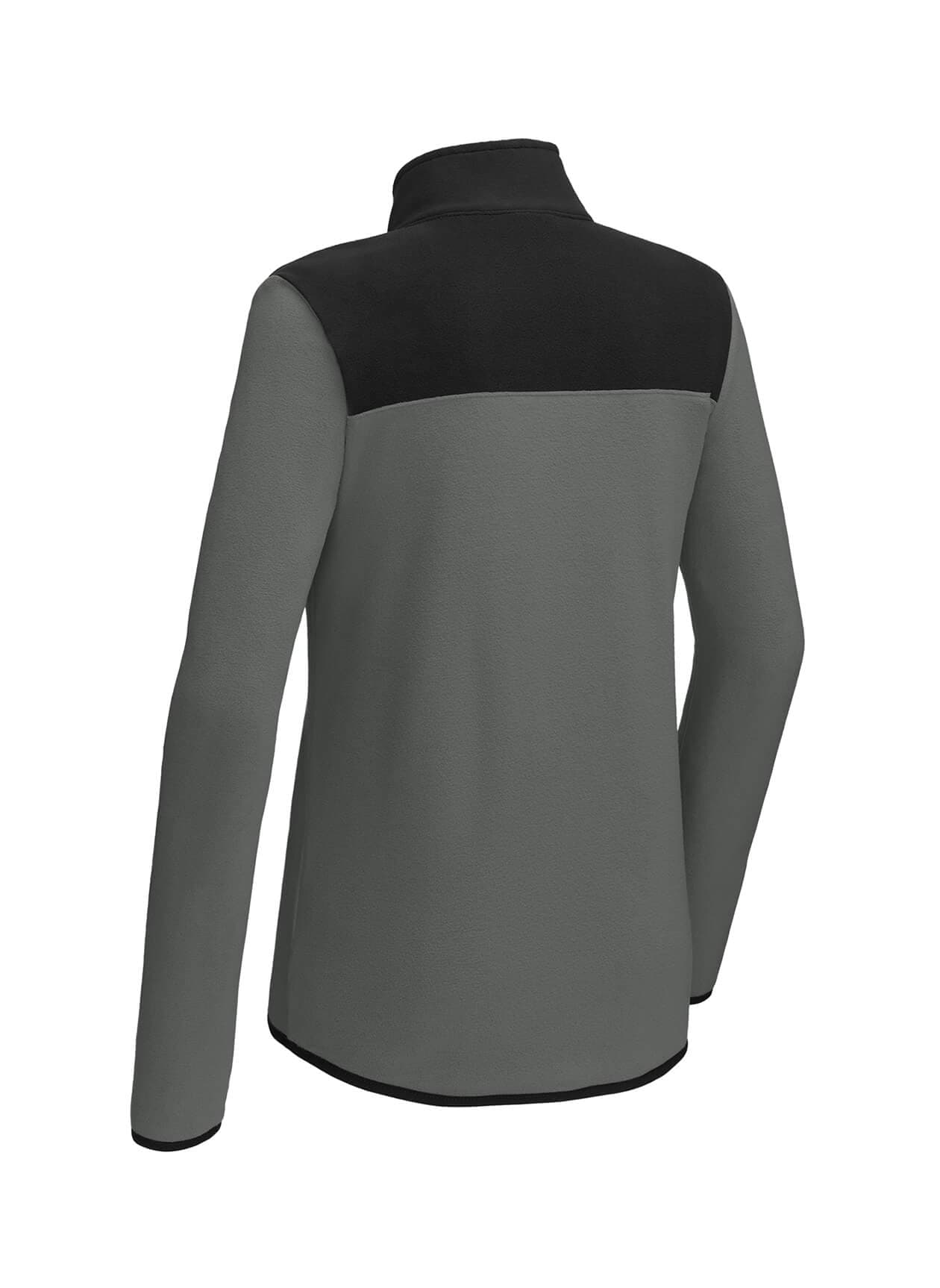 The North Face Women's Glacier 1/4-Zip Fleece - Asphalt Grey / TNF Black LG
