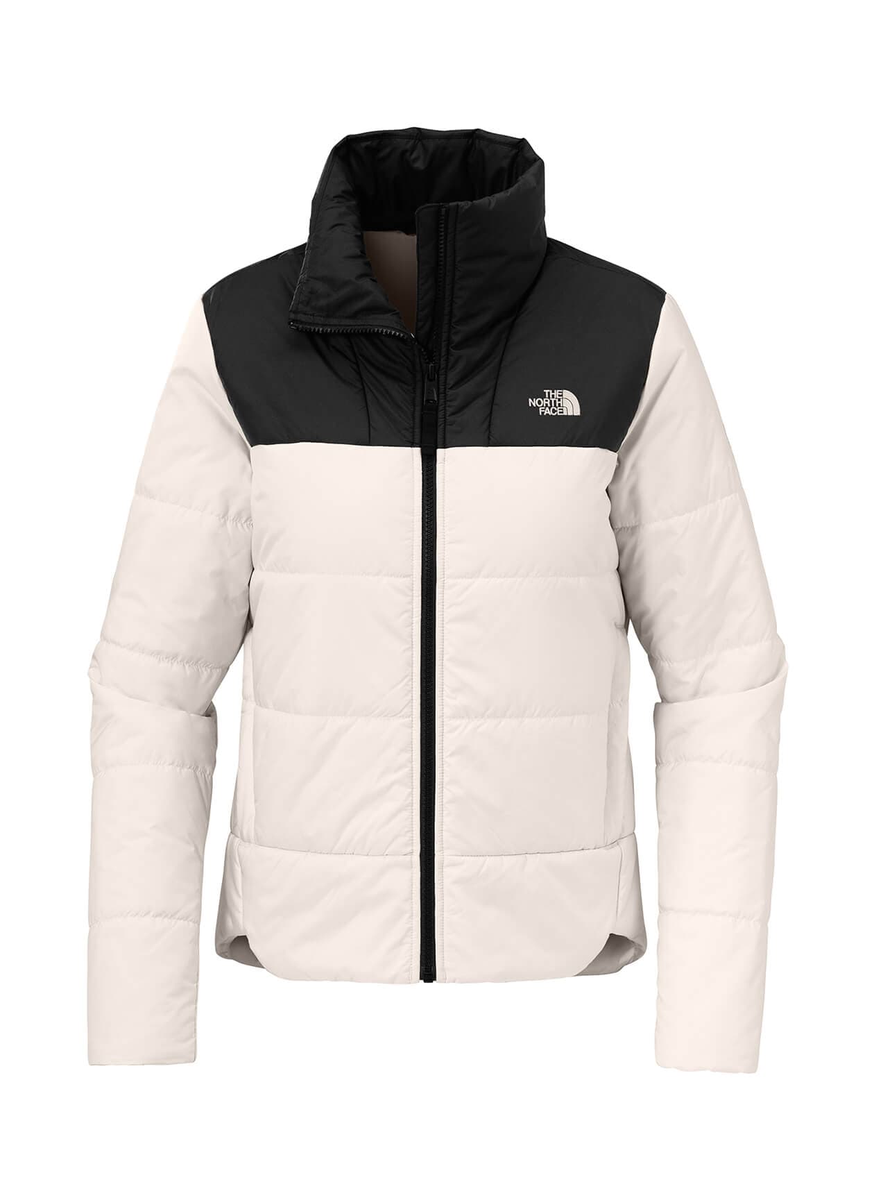 The North Face Women's Chest Logo Everyday Insulated Jacket - White LG