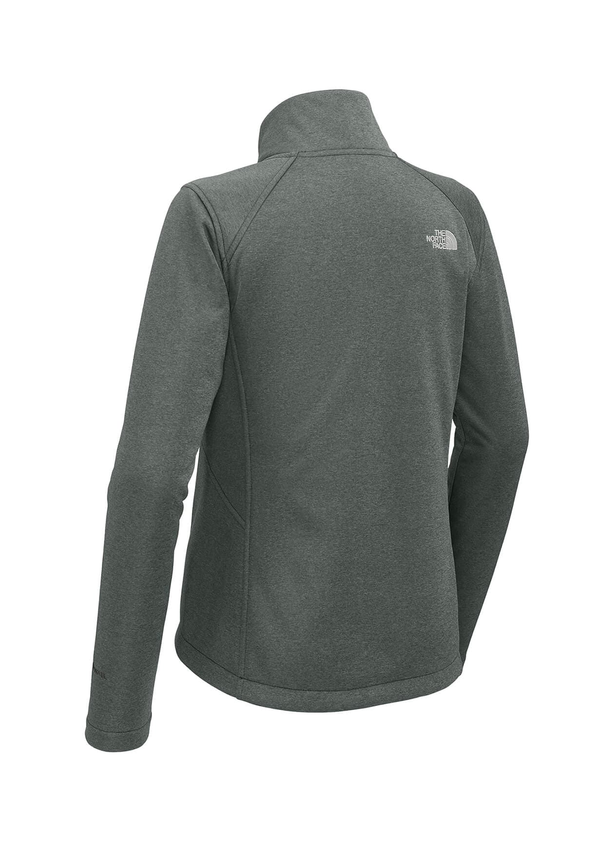 The North Face Women's Chest Logo Ridgewall Soft Shell Jacket - Dark Grey LG