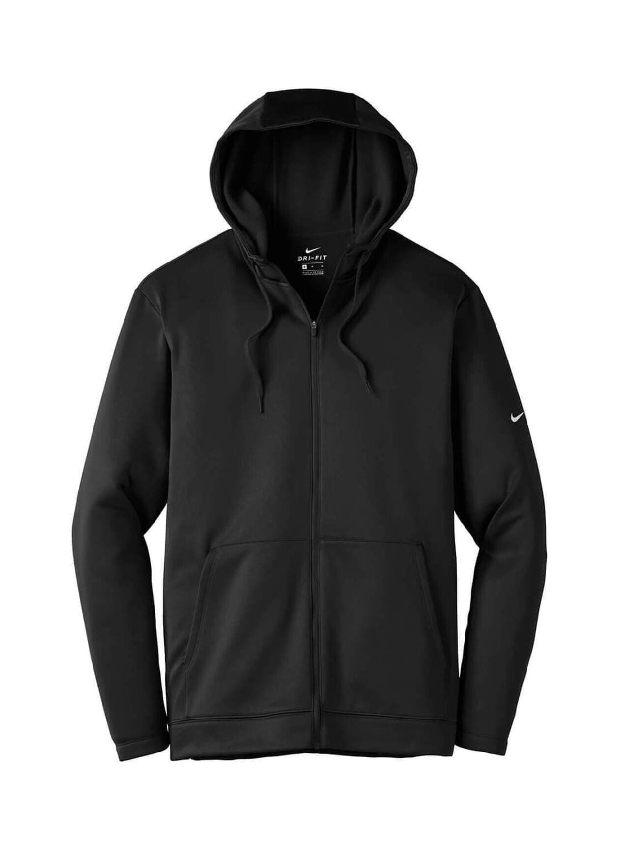 Nike Men's Therma-FIT Full-Zip Fleece Hoodie - Black 3XL