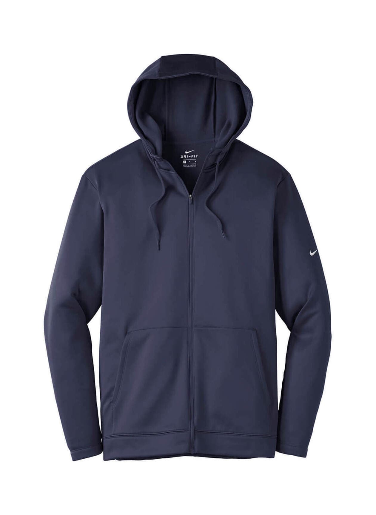 Nike Men's Therma-FIT Full-Zip Fleece Hoodie - Navy 3XL