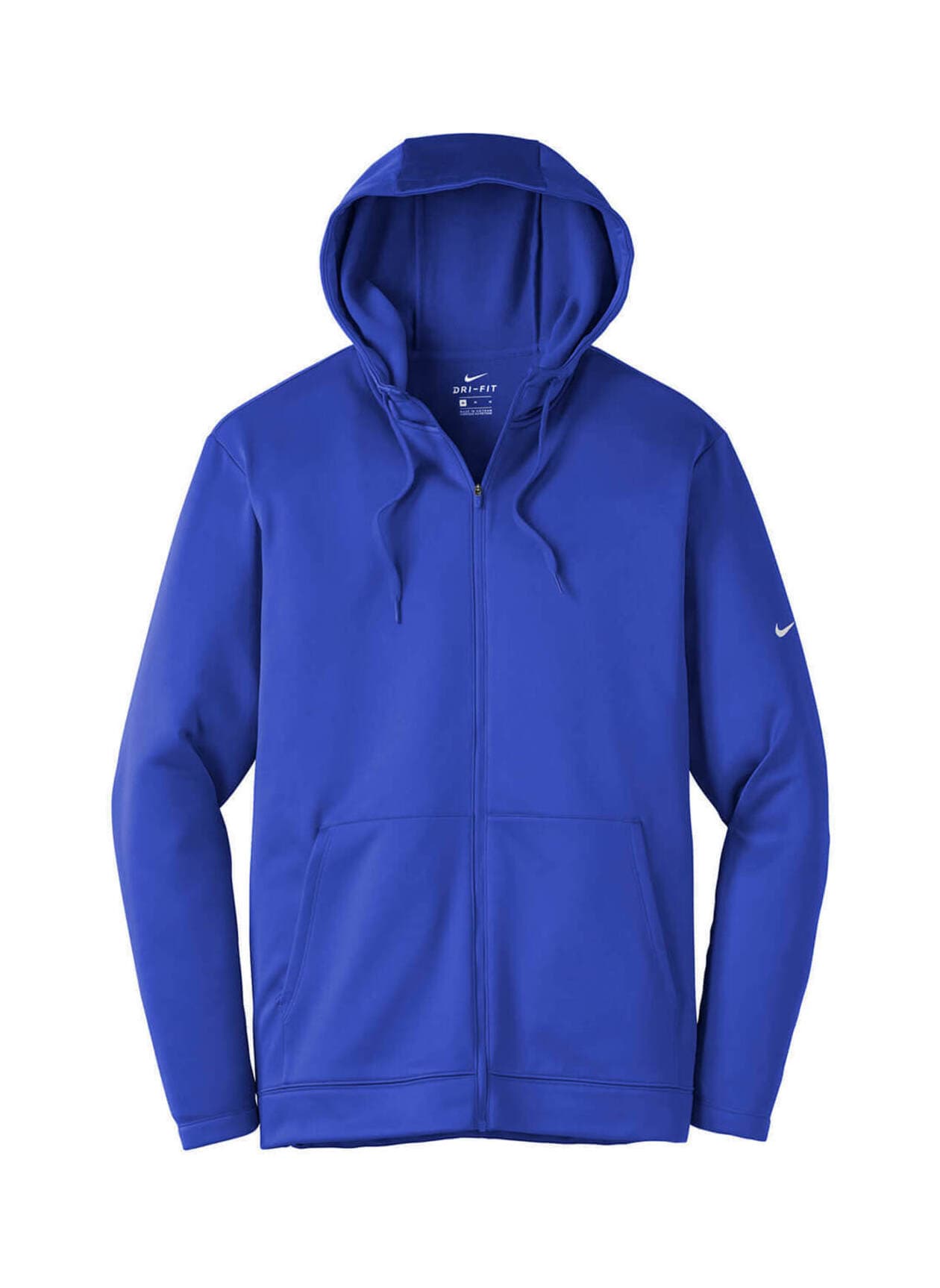 Nike Men's Therma-FIT Full-Zip Fleece Hoodie - Blue 3XL