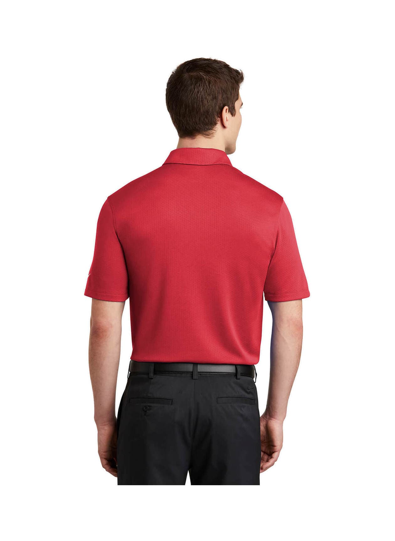 Nike Men's Dri-FIT Hex Textured Polo - Red 3XL