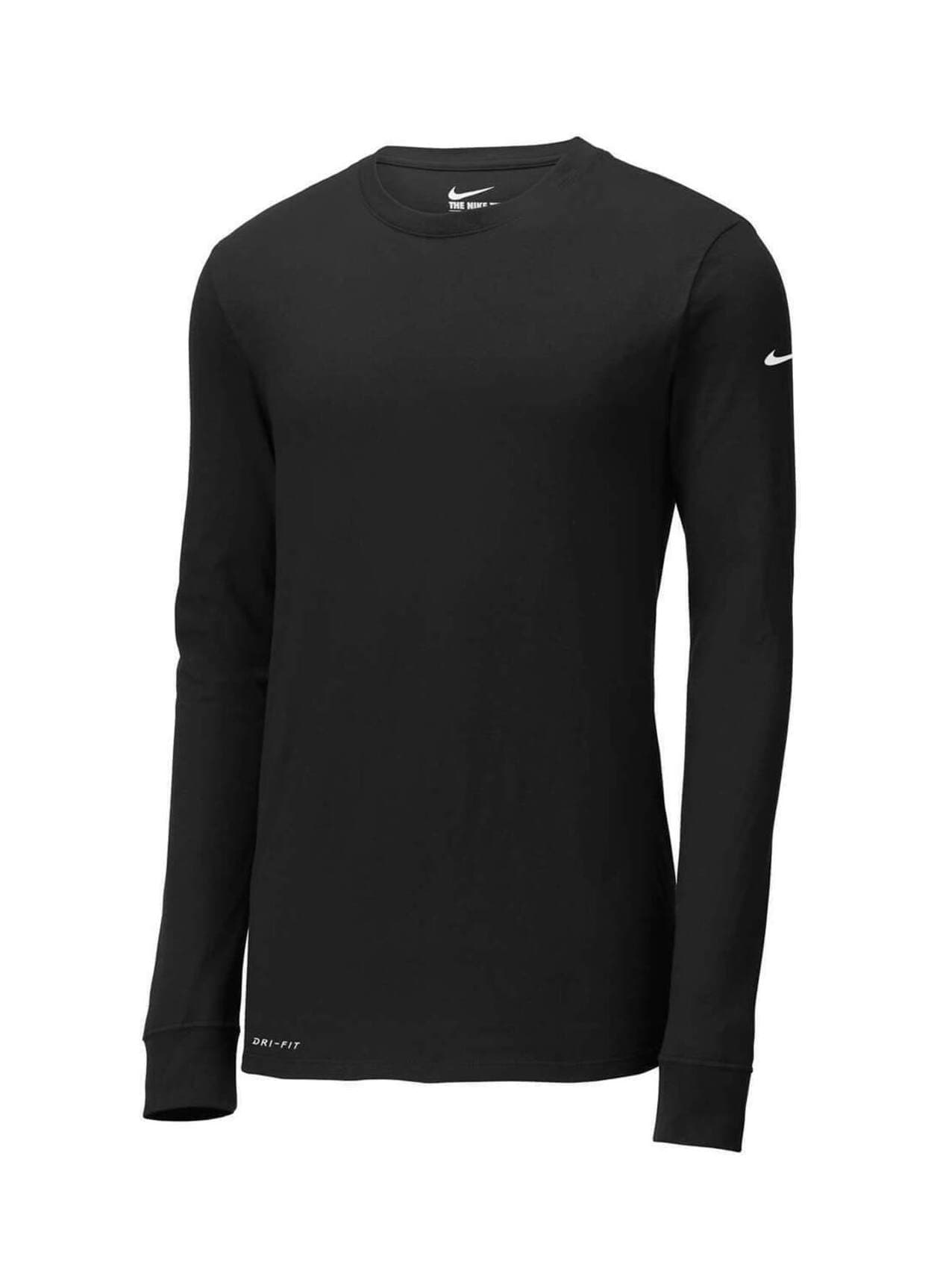Nike Men's Dri-FIT Long-Sleeve T-Shirt - Black 3XL