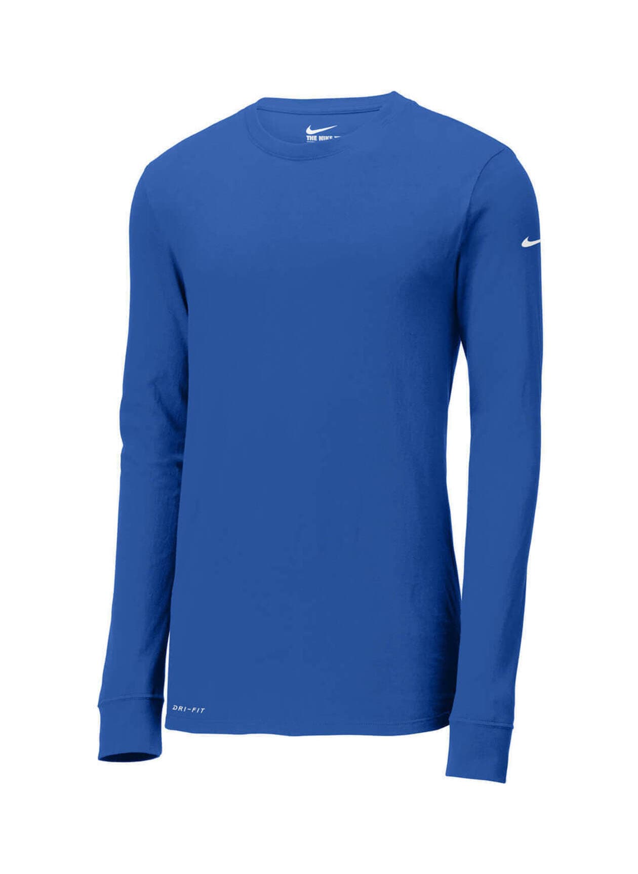 Nike Men's Dri-FIT Long-Sleeve T-Shirt - Blue 3XL