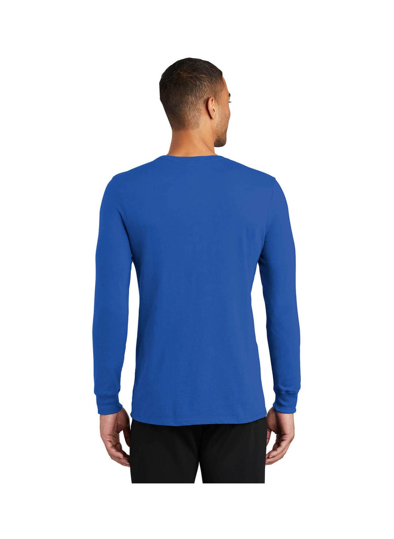 Nike Men's Dri-FIT Long-Sleeve T-Shirt - Blue 3XL