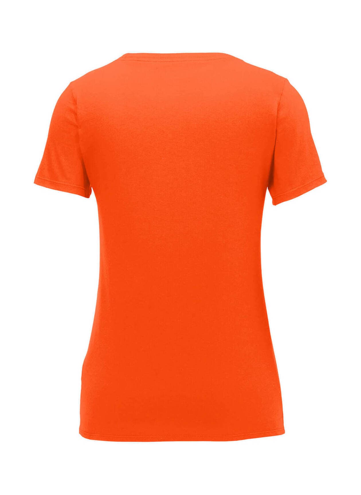 Nike Women's Core Cotton Scoop Neck T-Shirt - Orange LG
