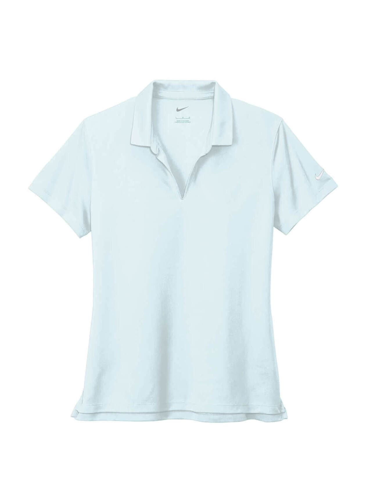 Nike Women's Dri-FIT Micro Pique 2.0 Polo - Blue Tint (BLT) LG