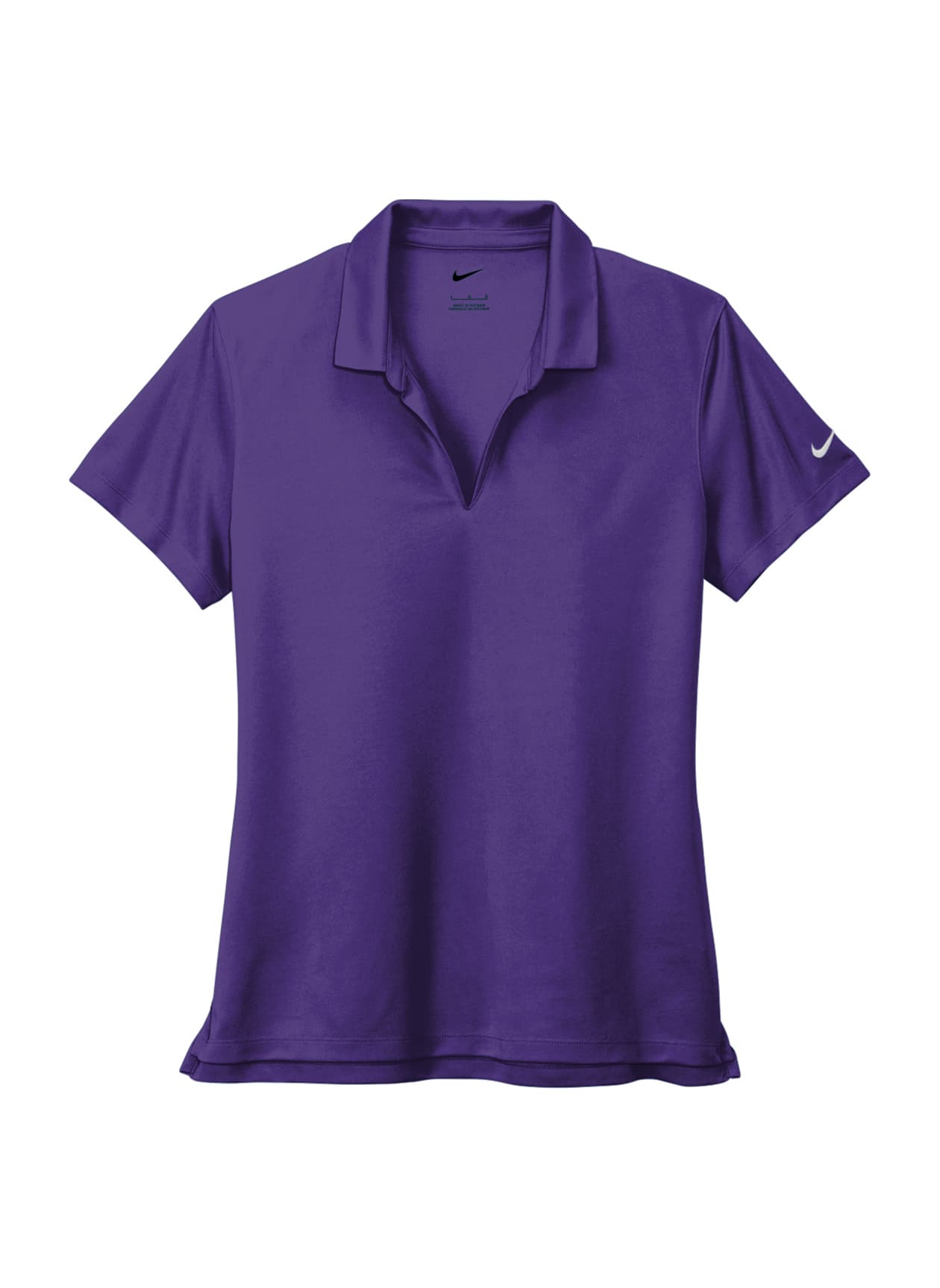 Nike Women's Dri-FIT Micro Pique 2.0 Polo - Court Purple (PUR) LG