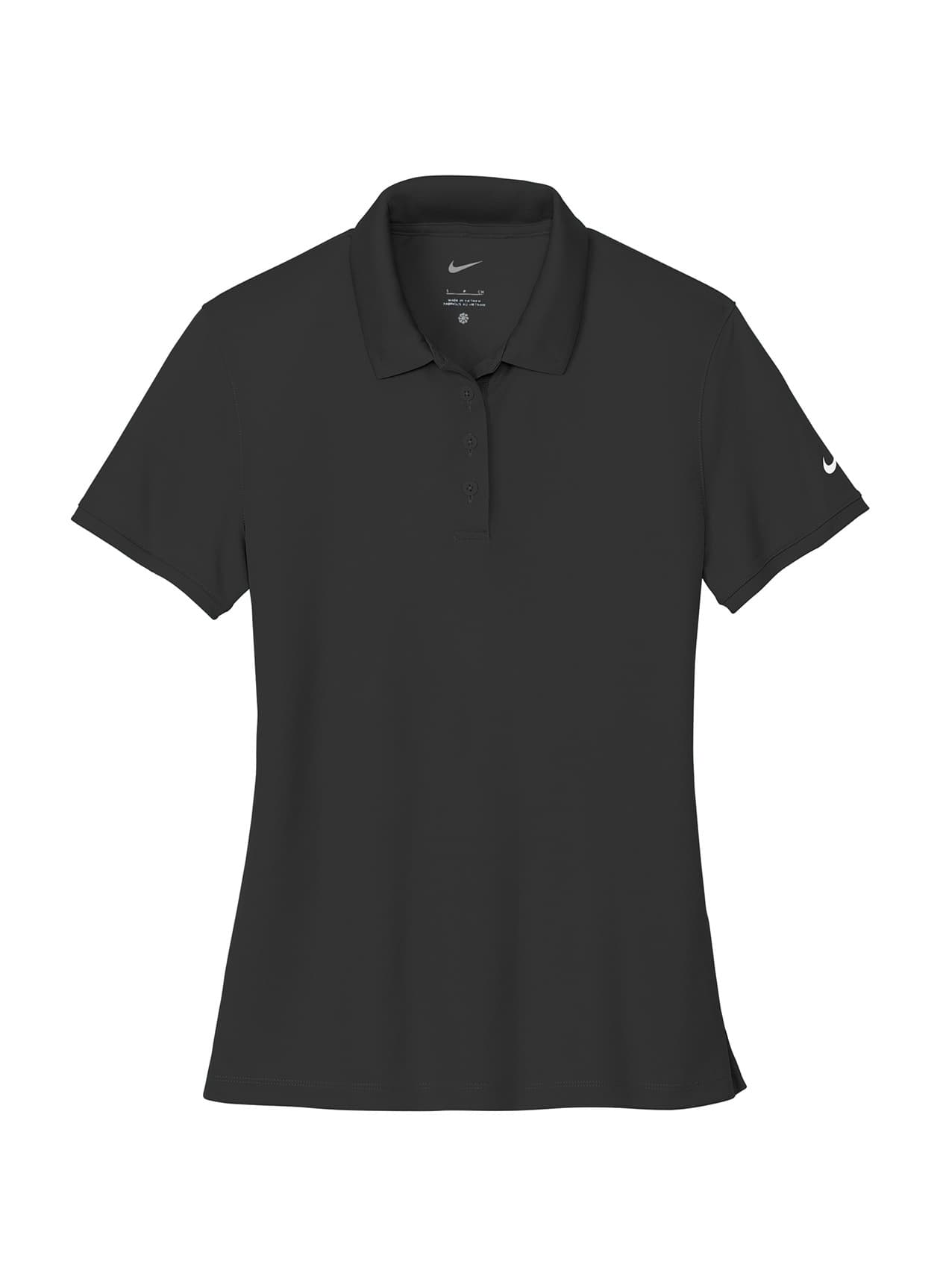 Nike Women's Victory Solid Polo SanMar - Black LG