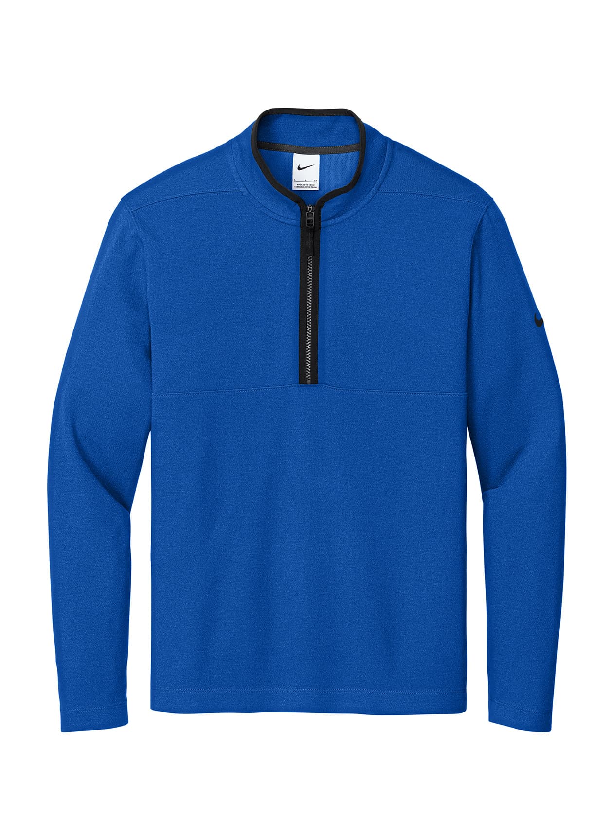 Nike Men's Textured 1/2-Zip Cover-Up - Blue 3XL