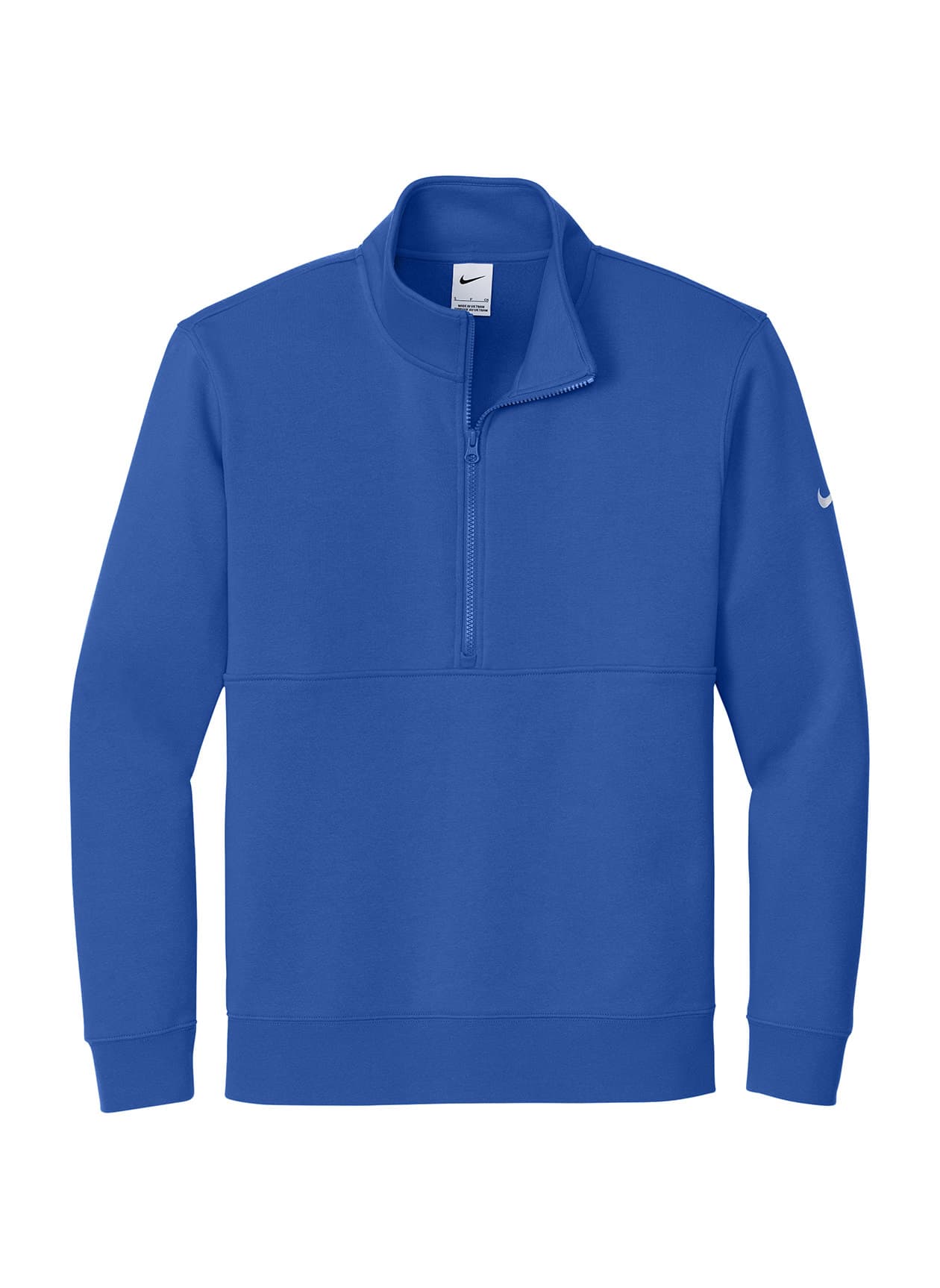 Nike Men's Club Fleece Sleeve Swoosh 1/2-Zip - Game Royal (ROY) 3XL