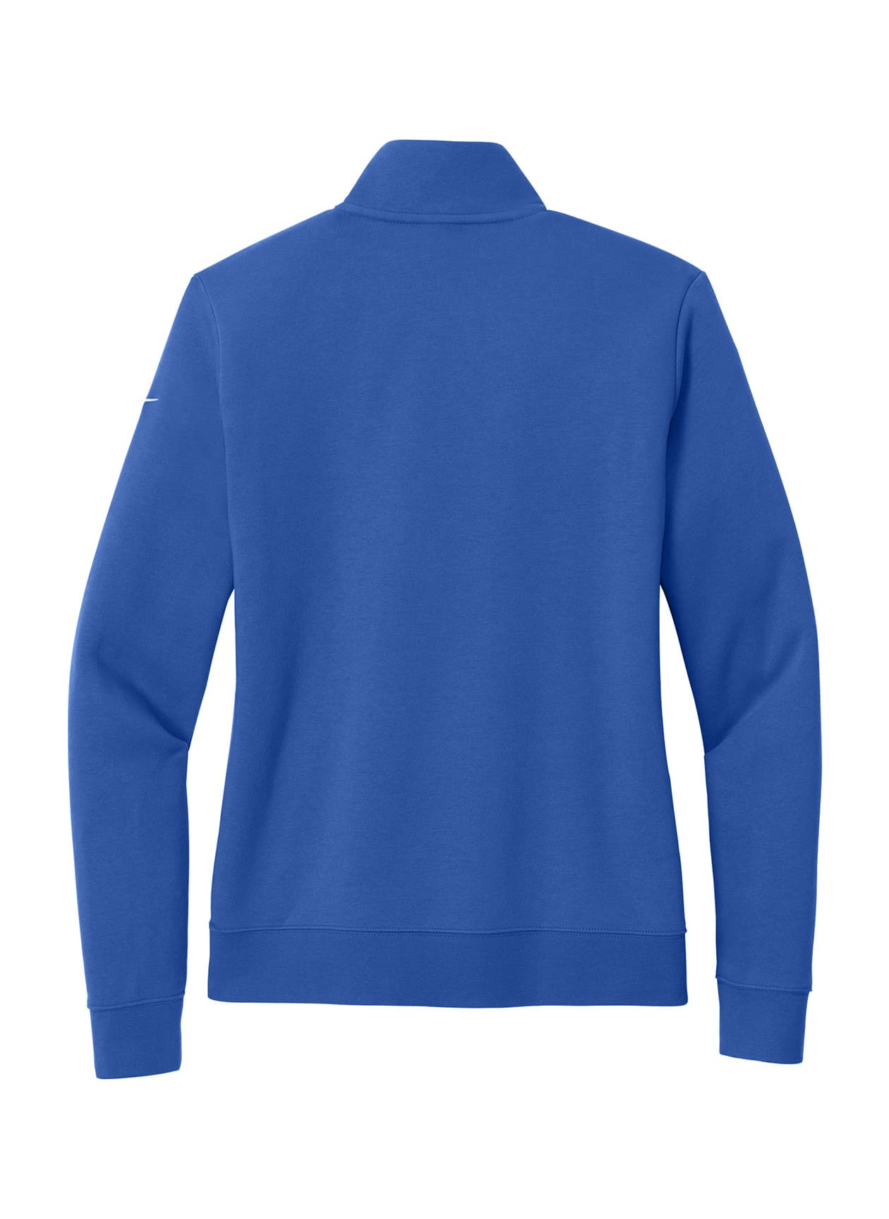 Nike Women's Club Fleece Sleeve Swoosh 1/2-Zip - Game Royal (ROY) LG