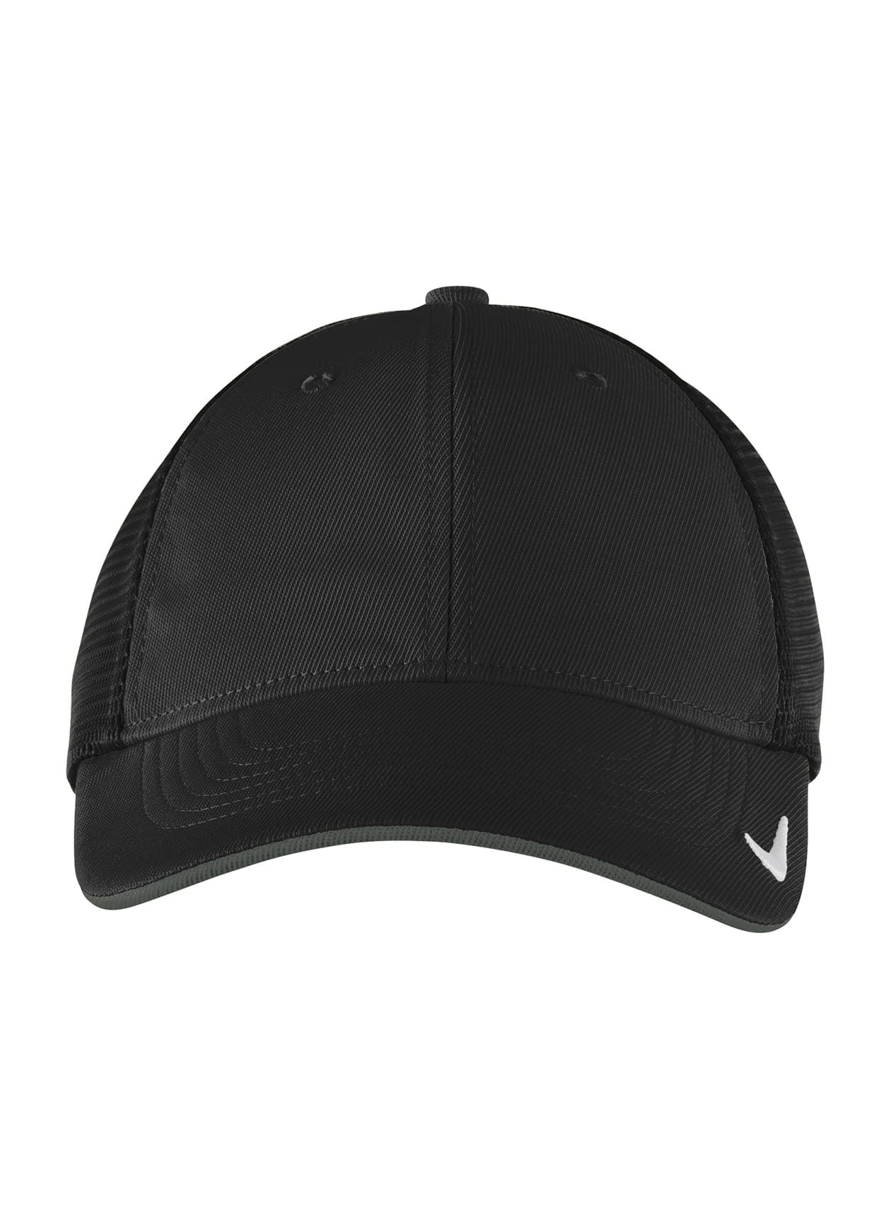 Nike Stretch-to-Fit Mesh Back Cap - Black / Black (BLK) L/XL