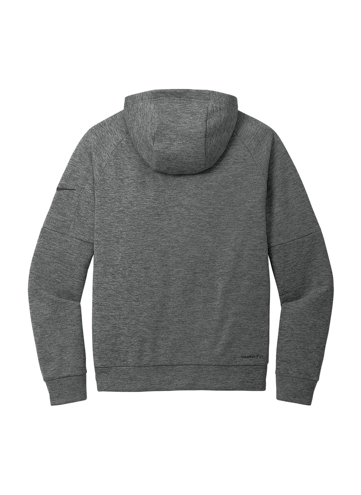 Nike Men's Therma-FIT Pocket 1/4-Zip Fleece Hoodie - Charcoal Heather (CHRH) 3XL
