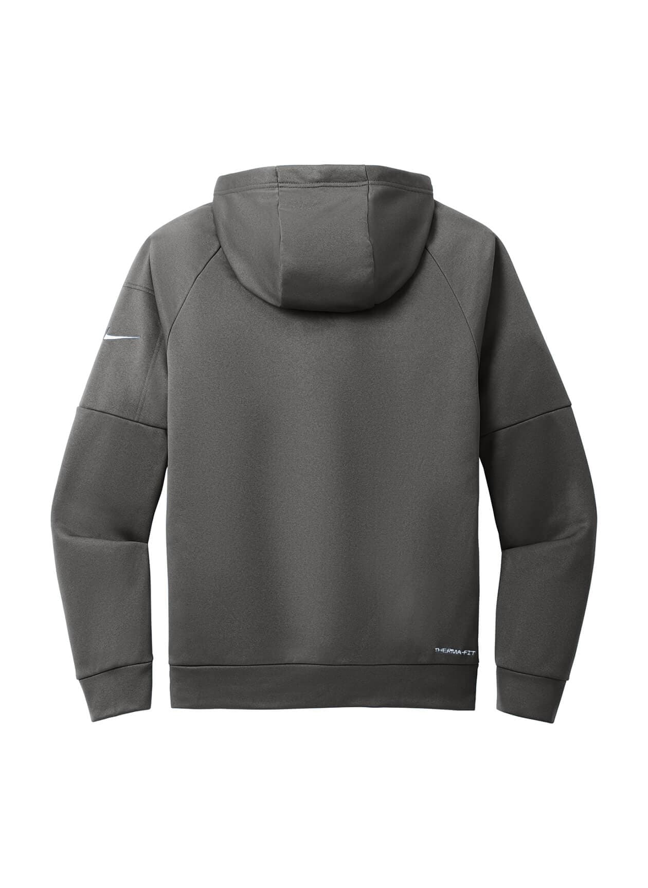 Nike Men's Therma-FIT Pocket Full-Zip Fleece Hoodie - Anthracite (ANT) 3XL