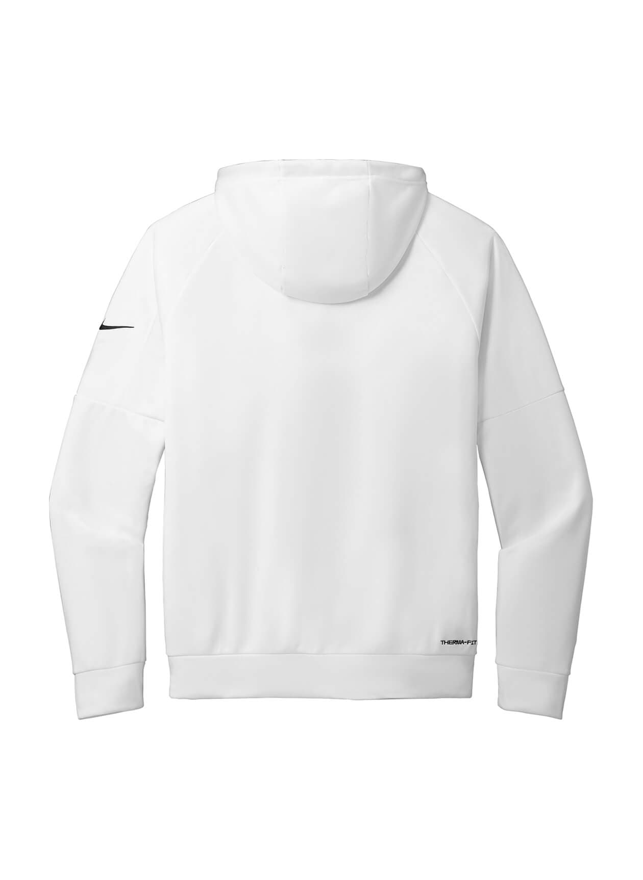 Nike Men's Therma-FIT Pocket Full-Zip Fleece Hoodie - White 3XL