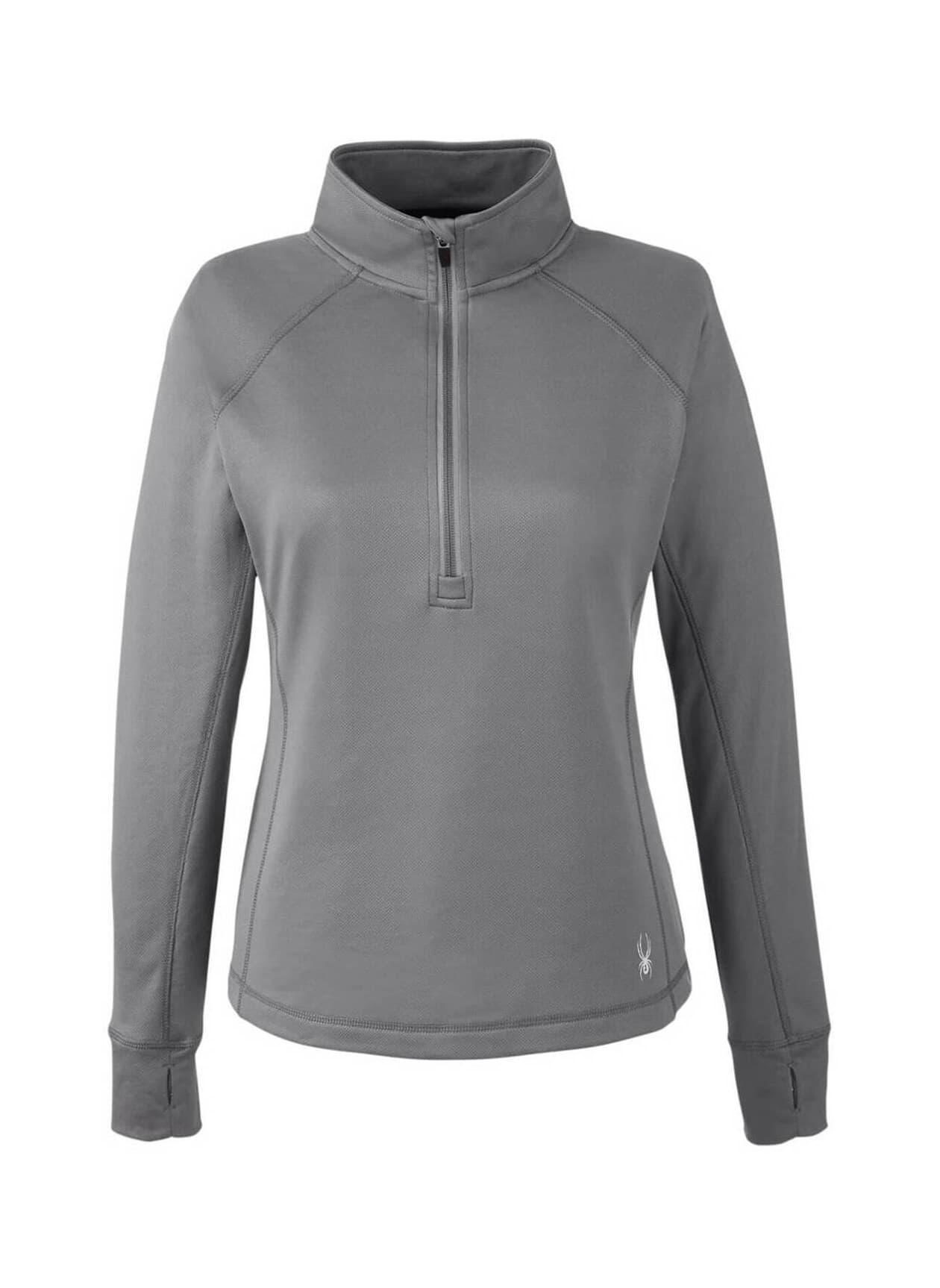 Spyder Women's Freestyle Half-Zip - Dark Grey LG