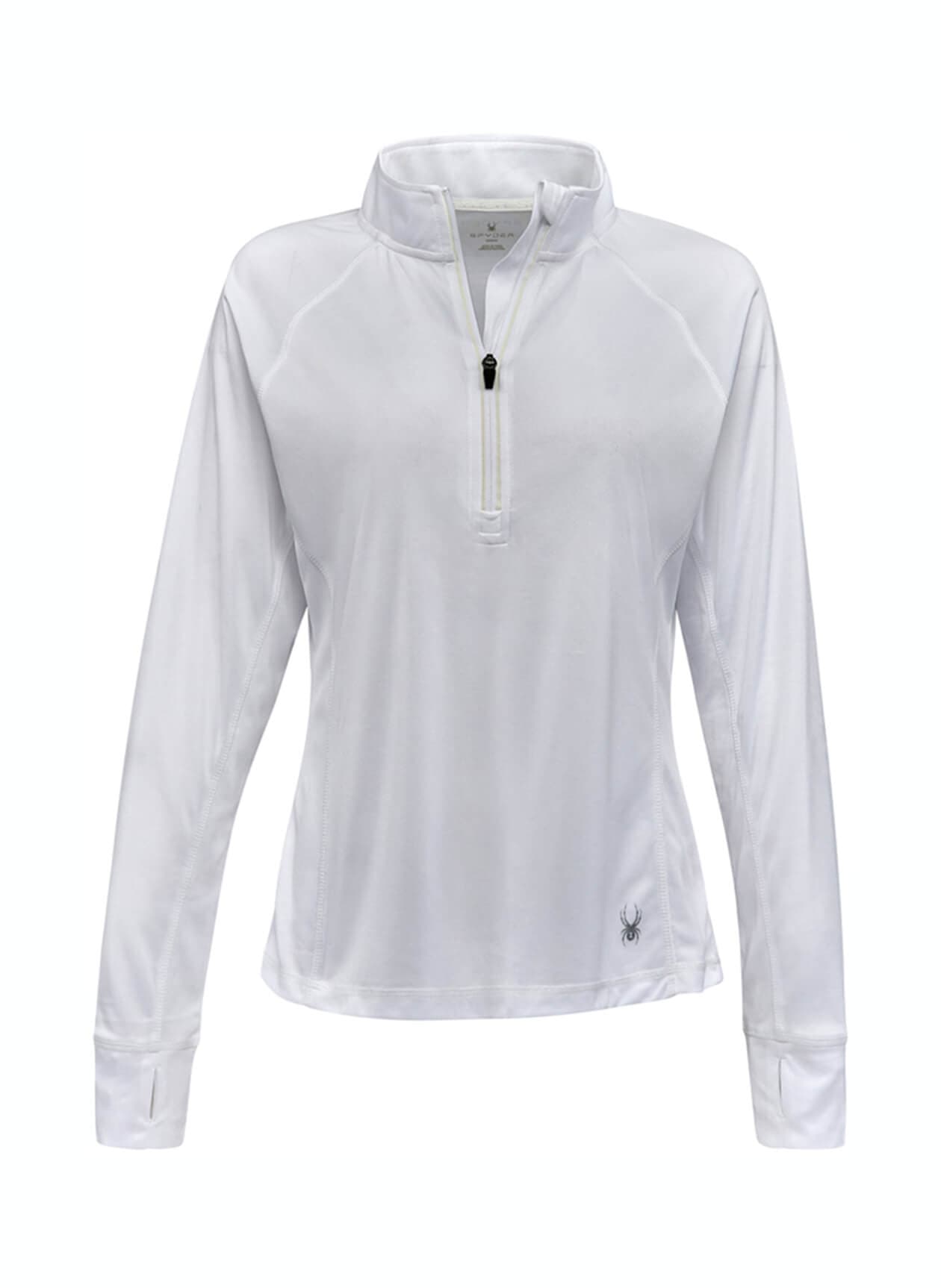 Spyder Women's Freestyle Half-Zip - White LG