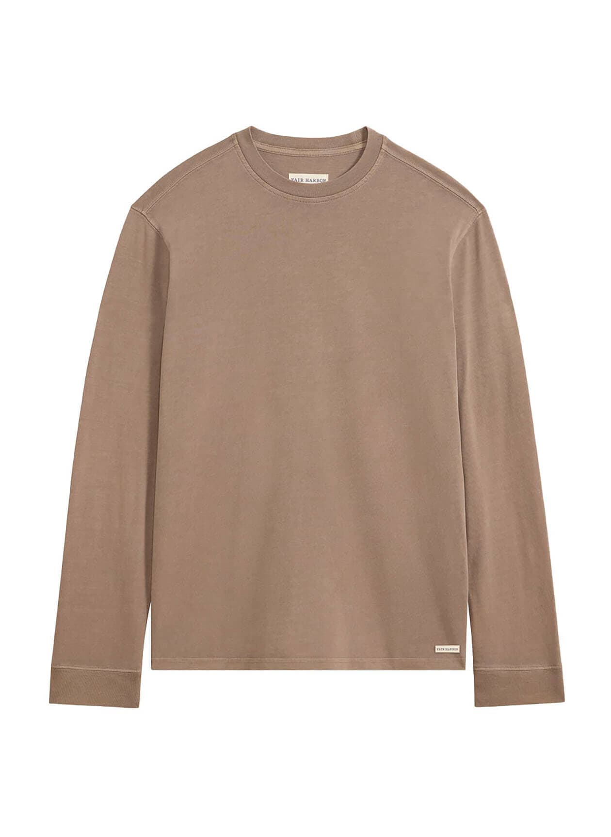 Fair Harbor Men's Saltaire Long Sleeve Tee - Brown LG