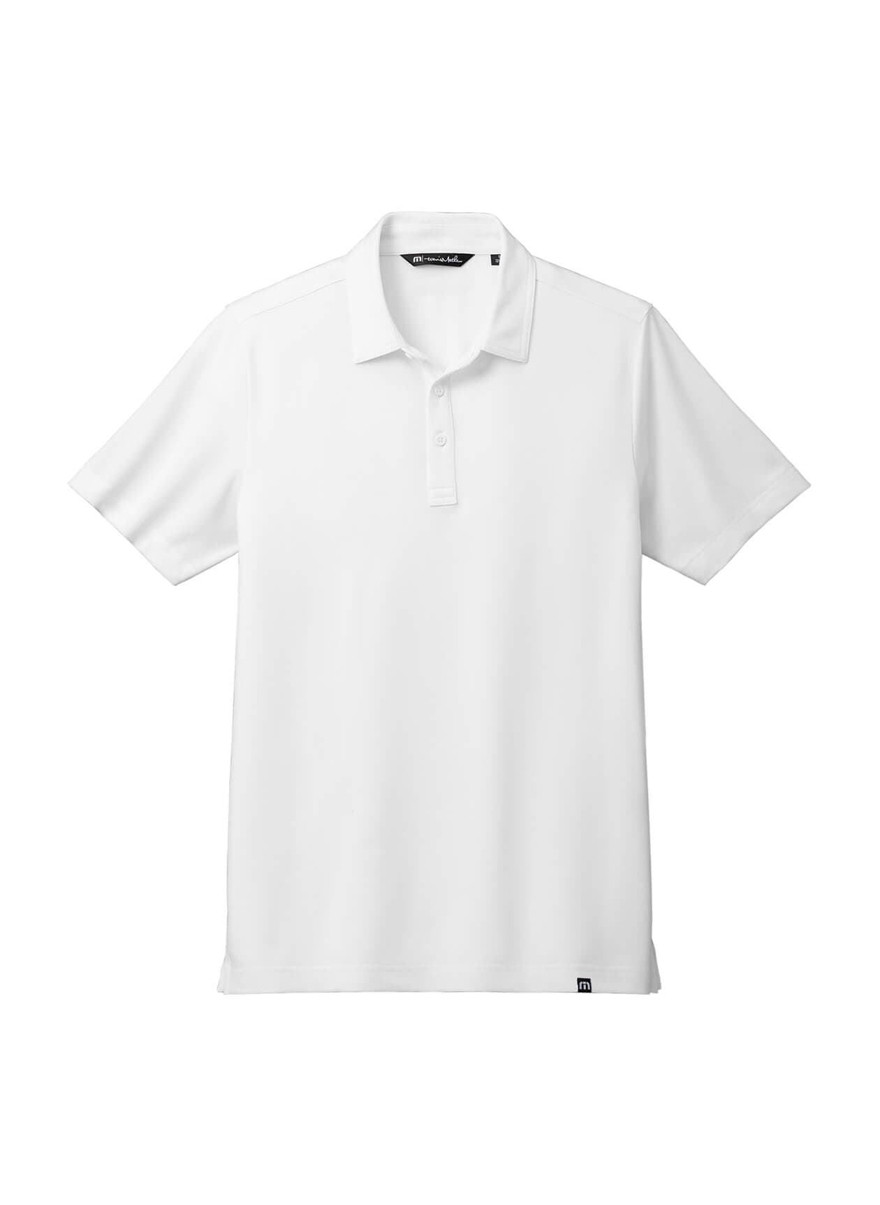 TravisMathew Men's Cabana Solid Polo - White 3XL