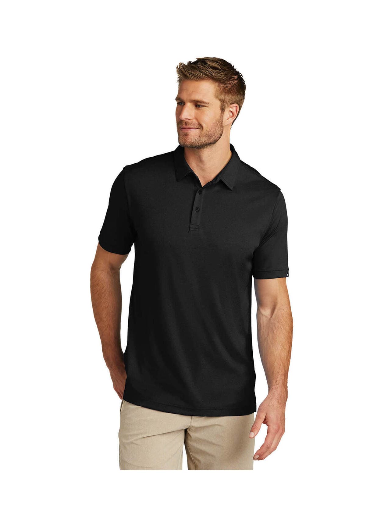TravisMathew Men's Coto Performance Polo - Black 3XL