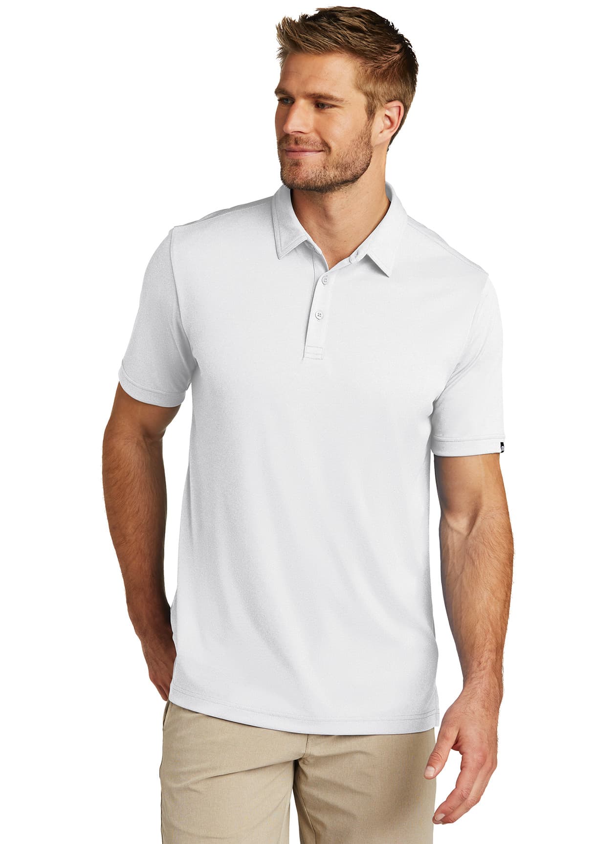 TravisMathew Men's Coto Performance Polo - White 3XL