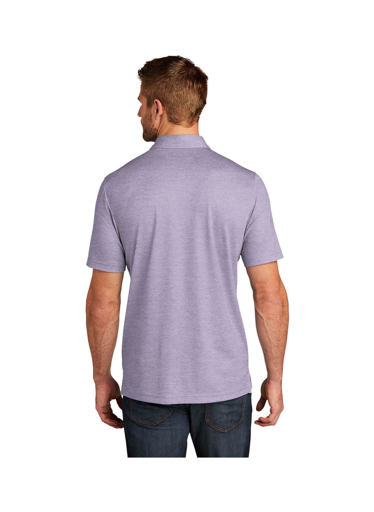 TravisMathew Men's Oceanside Heather Polo - Purple 3XL