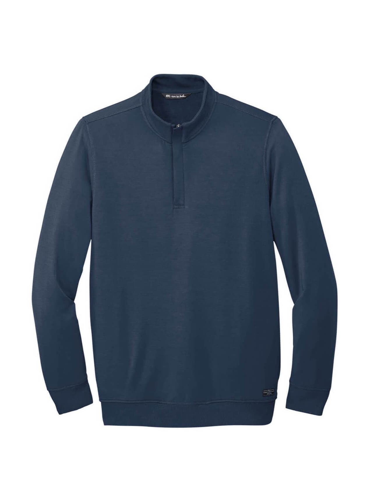 TravisMathew Men's Newport Fleece Quarter-Zip - Navy 3XL