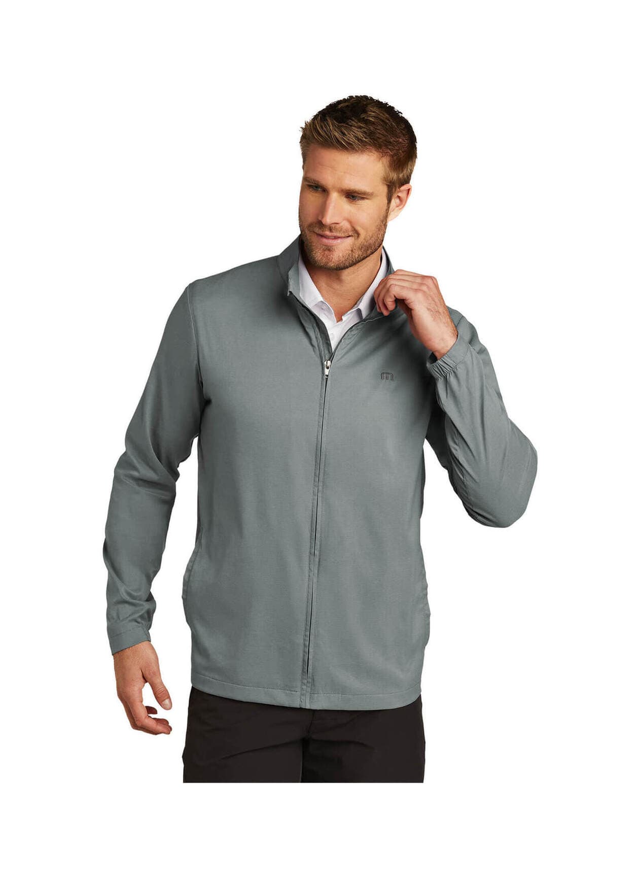 TravisMathew Men's Surfside Jacket - Light Grey 3XL